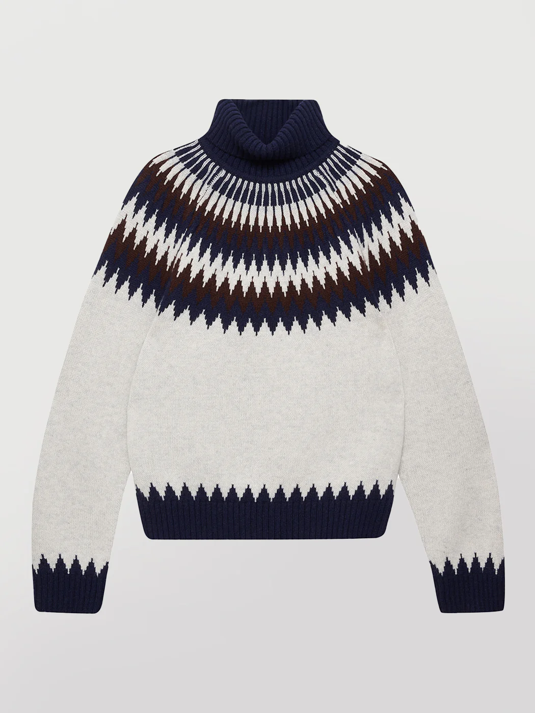 Nordic Yoke Roll Collar - Deep Sea/Navy/Crystal/Hickory