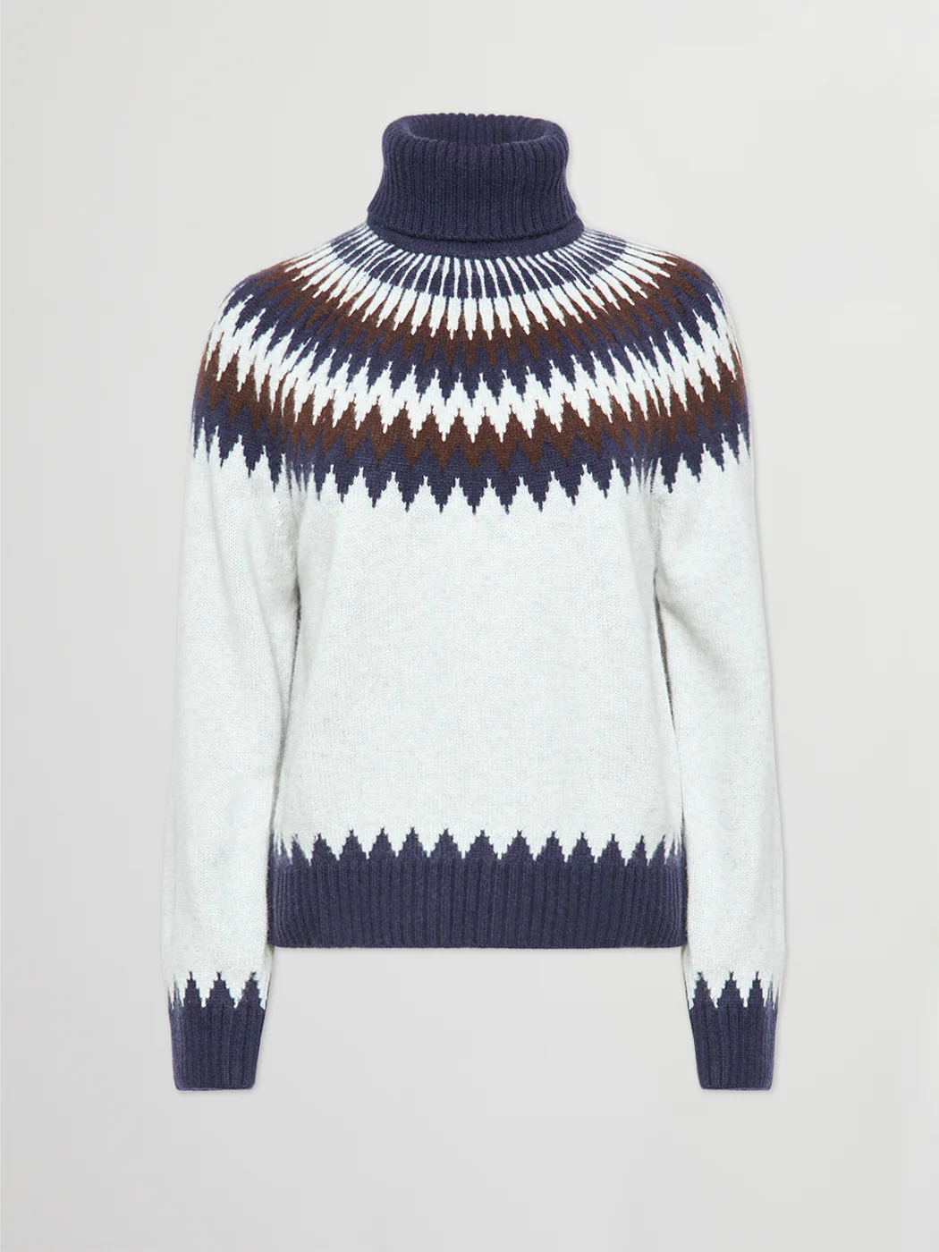 Nordic Yoke Roll Collar - Deep Sea/Navy/Crystal/Hickory - Image 6