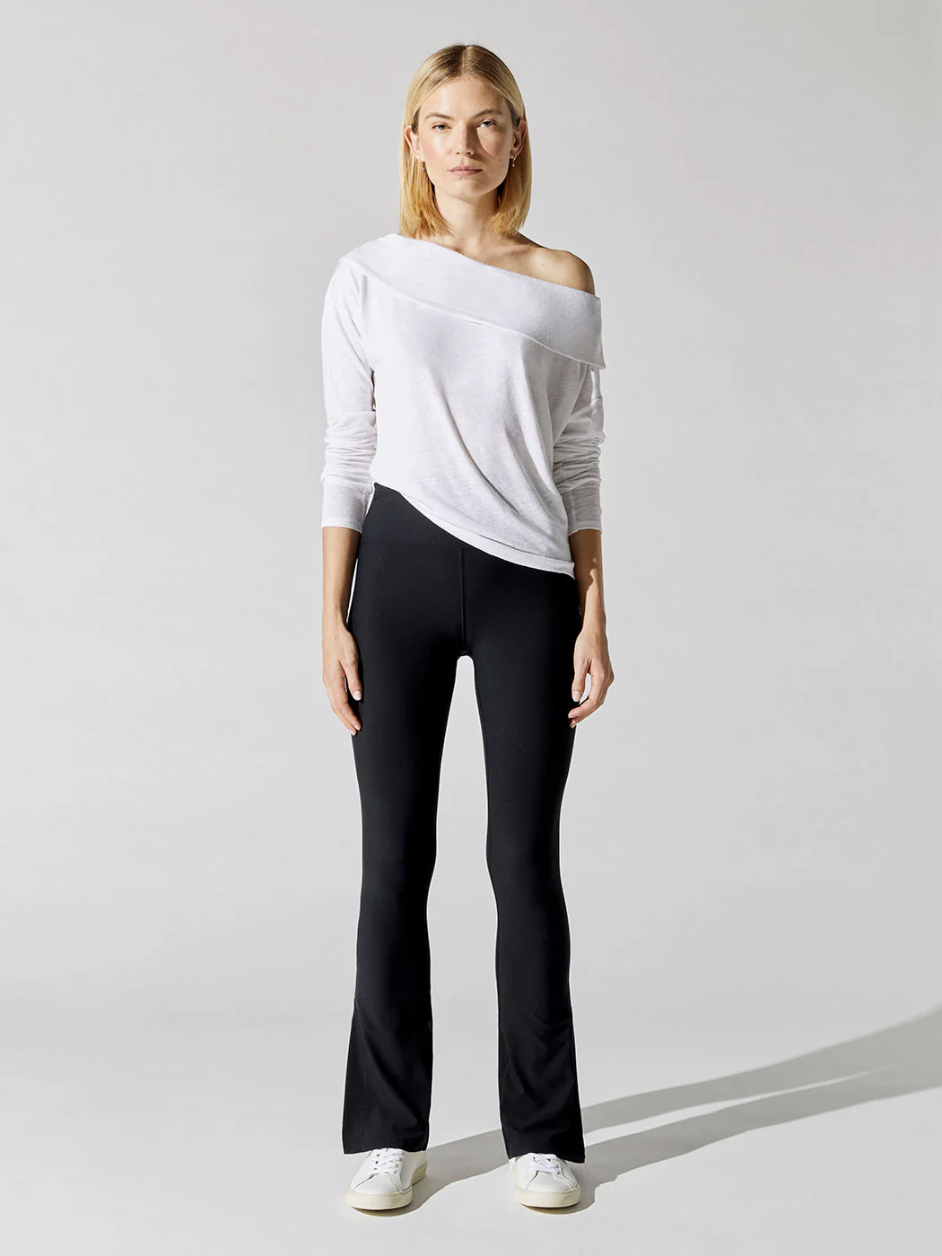 Off Shoulder Tee - Salt White - Image 2