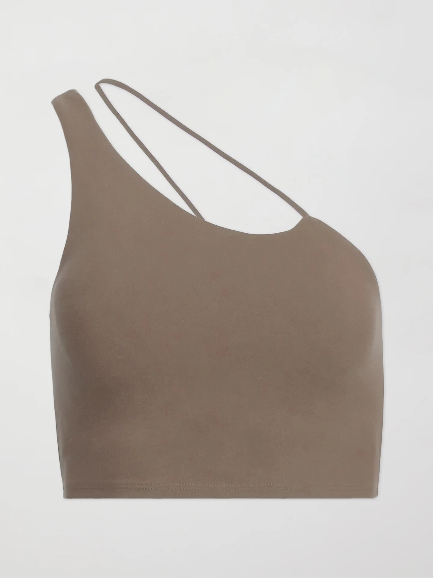 One Shoulder Convertible Bra Top in Melt - Caribou - Image 5
