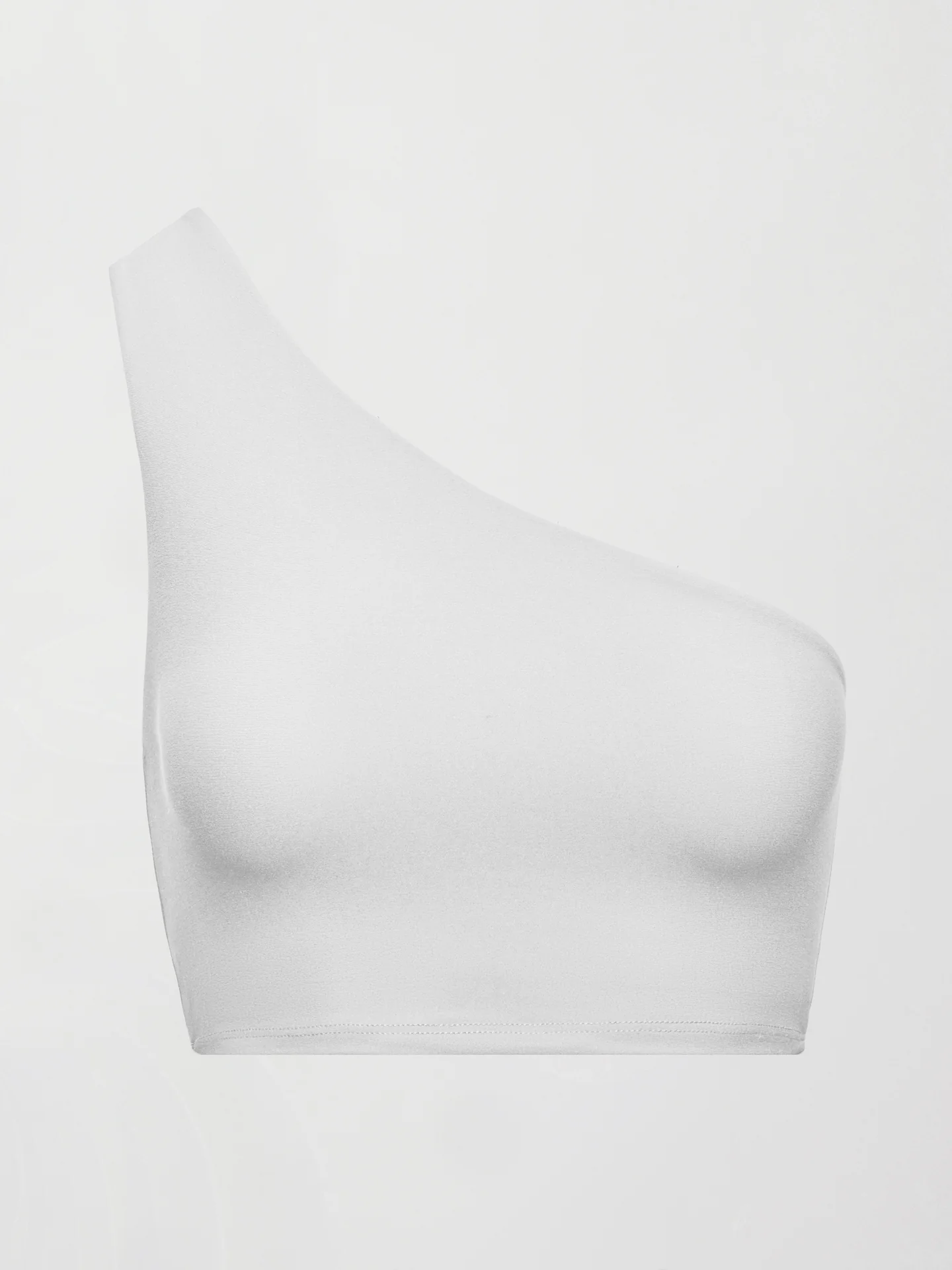One Shoulder Bra in Melt - White - Image 7