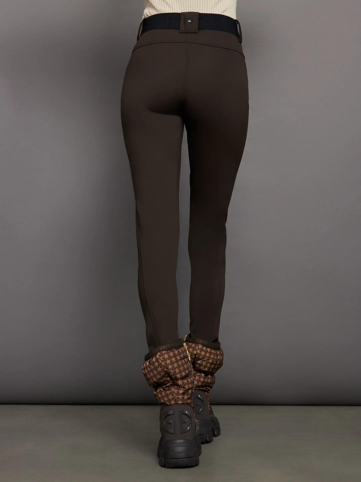 Paris Ski Pant - Dark Brown - Image 3