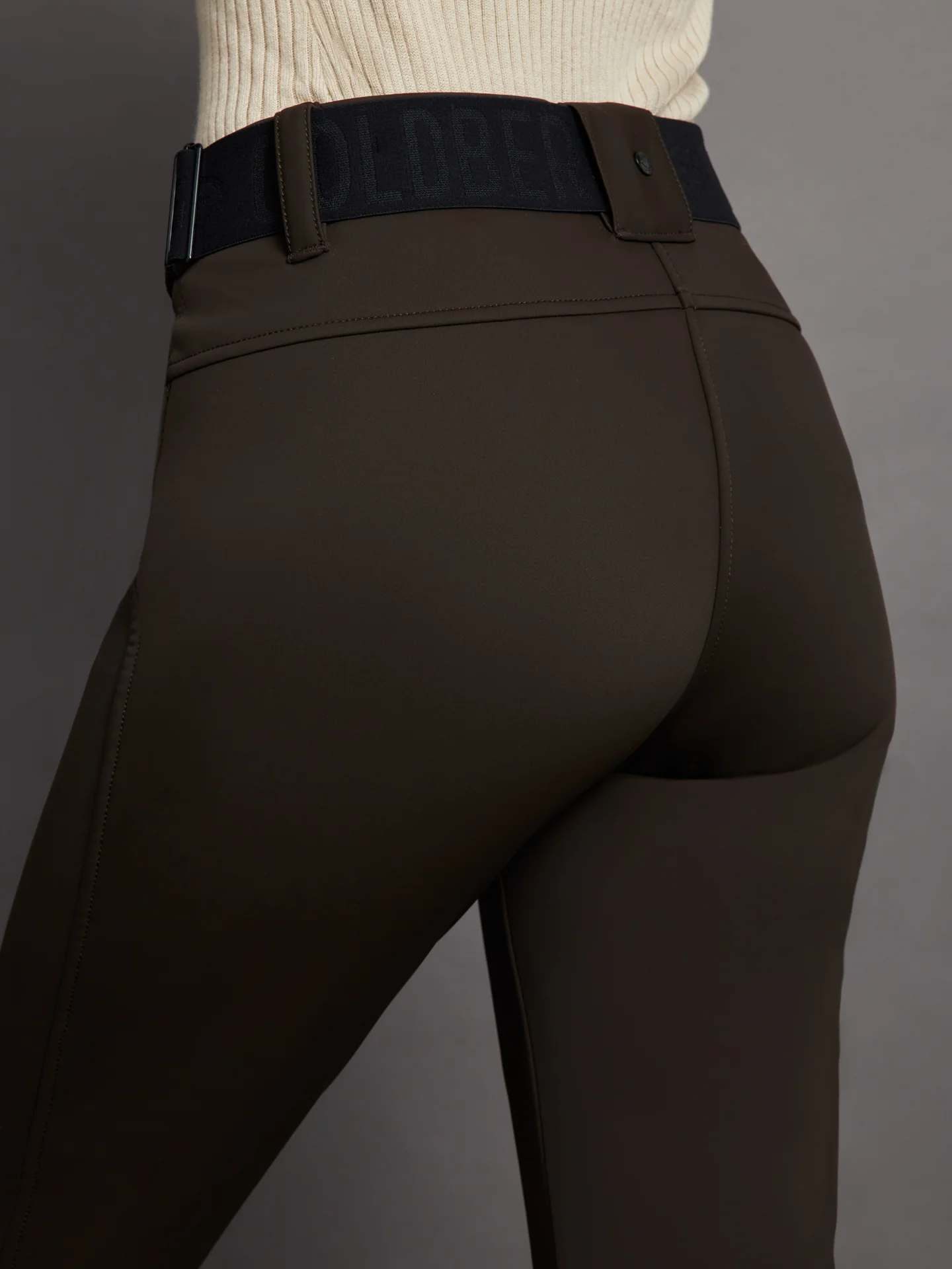 Paris Ski Pant - Dark Brown - Image 4