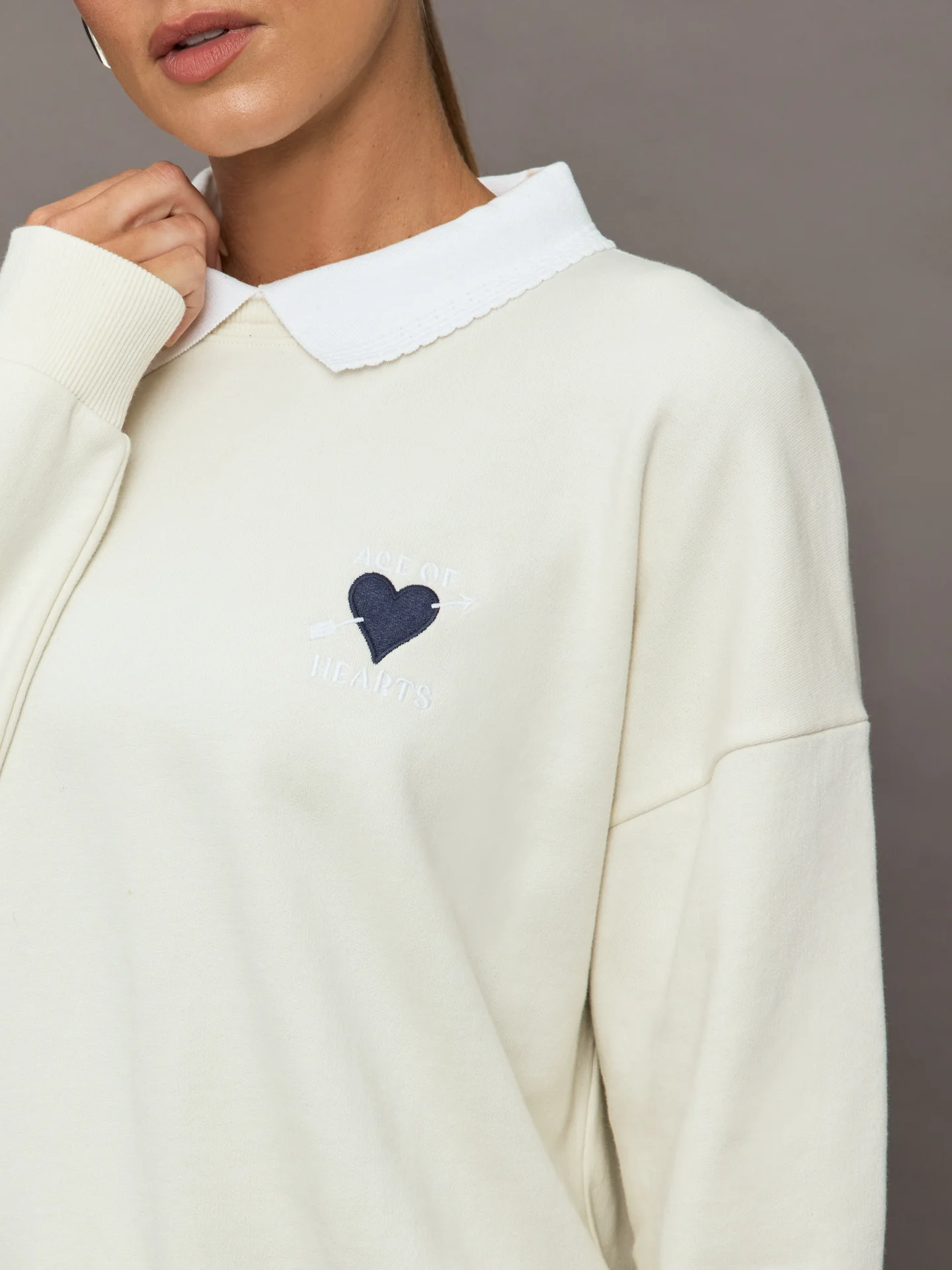Pascal Collared Crew - Natural - Image 2
