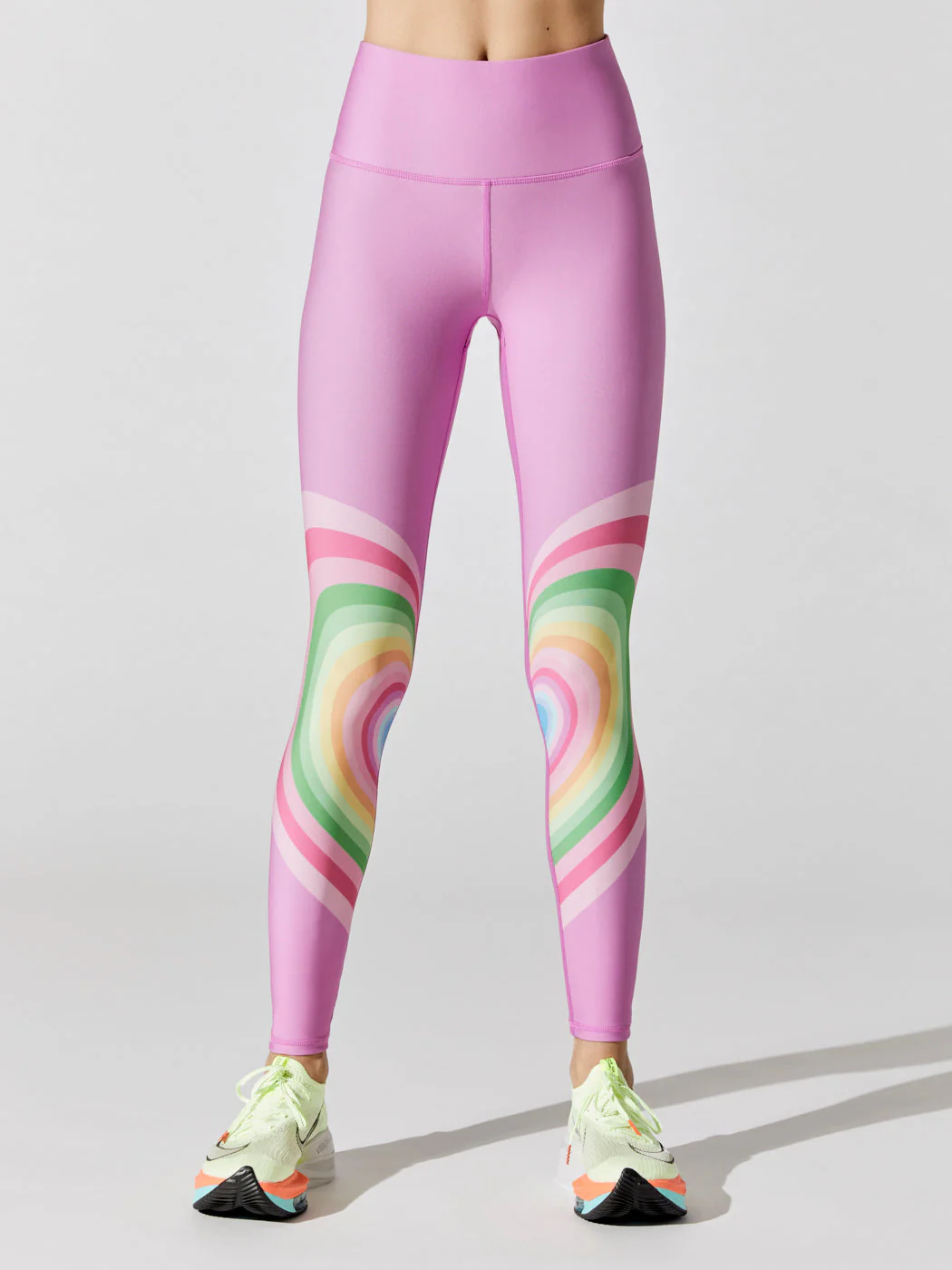 Pastel Psychedelic Heart Duo Knit Legging - Pastel Psychedelic Heart - Image 3
