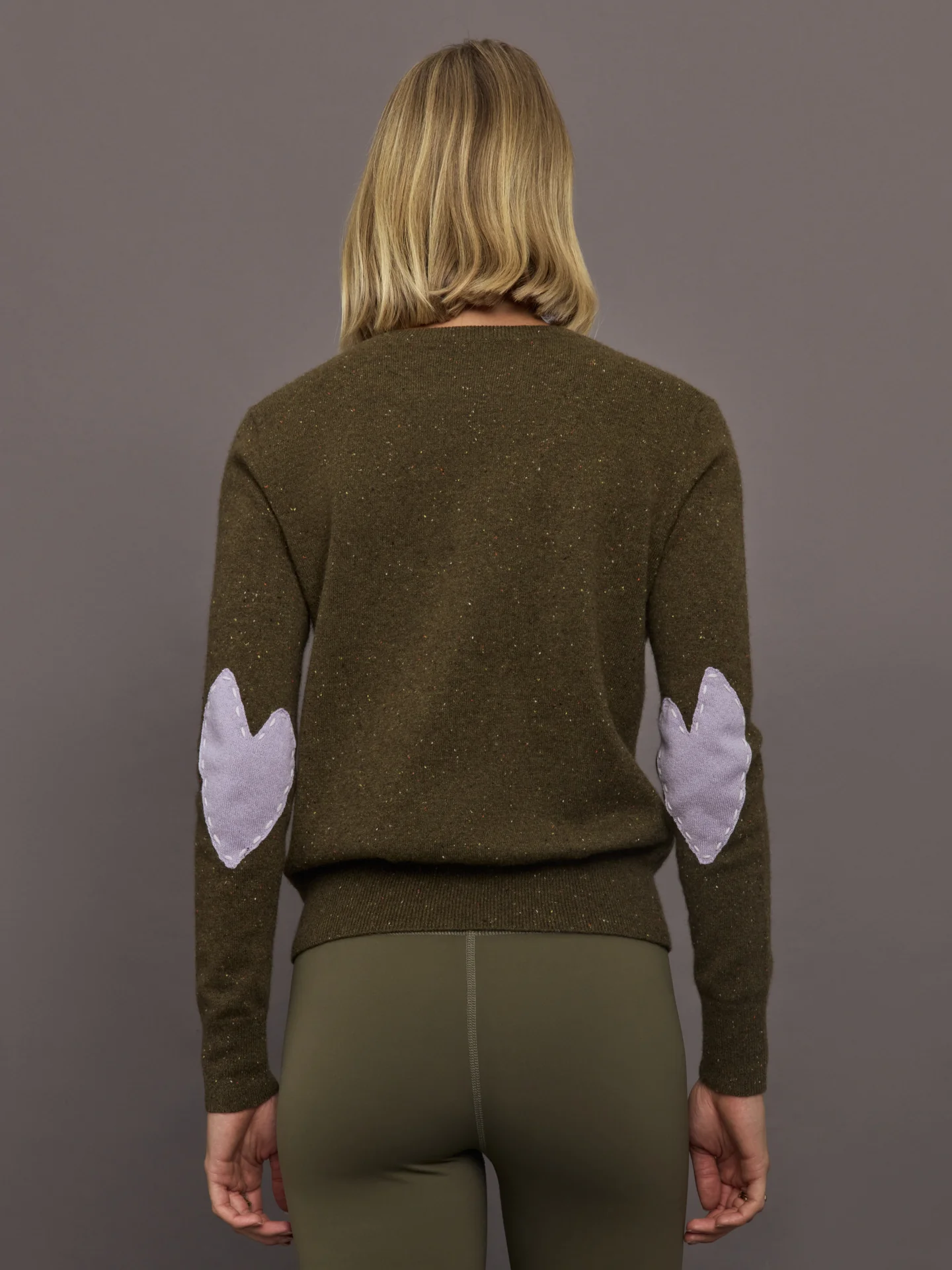 Patchwork Pullover - Army Green