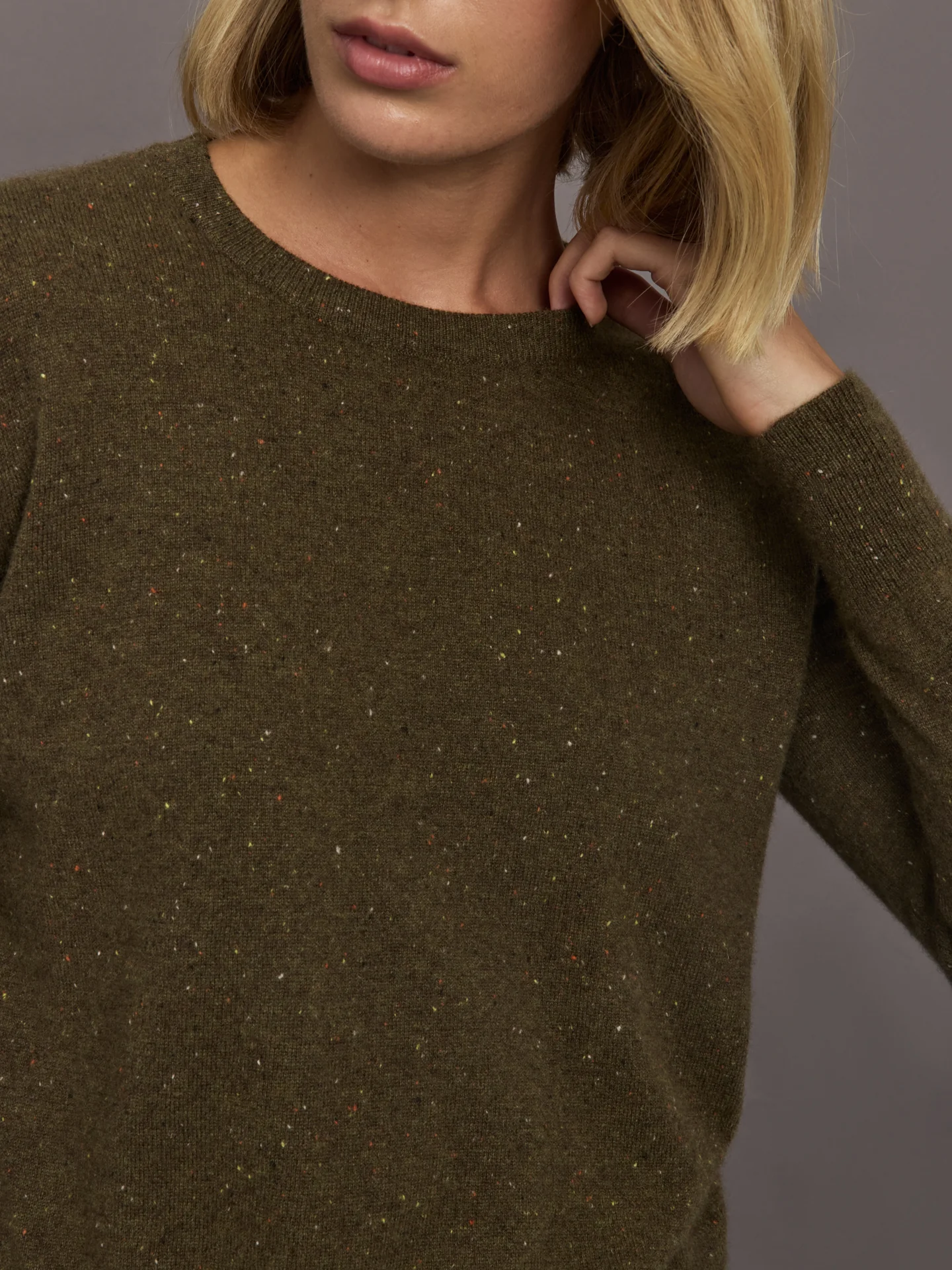 Patchwork Pullover - Army Green - Image 6