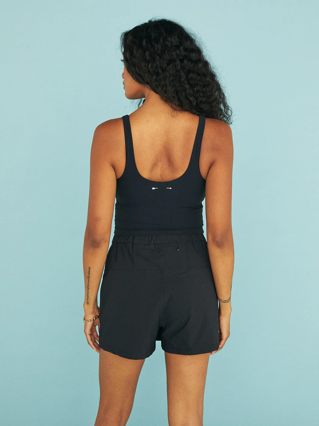 Peached Tess Top - Black - Image 2