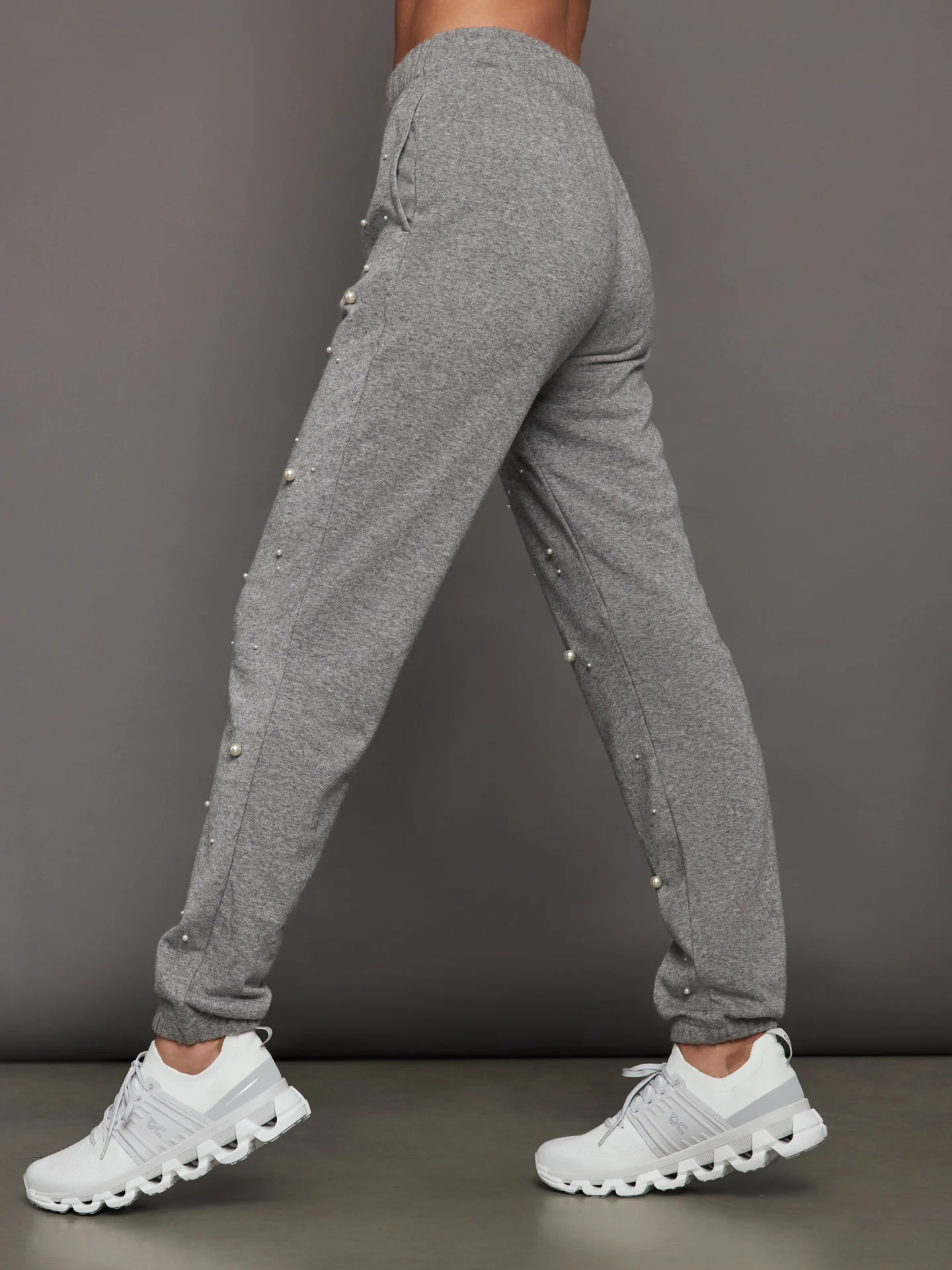 Pearl Sweatpant - Heather Grey - Image 2