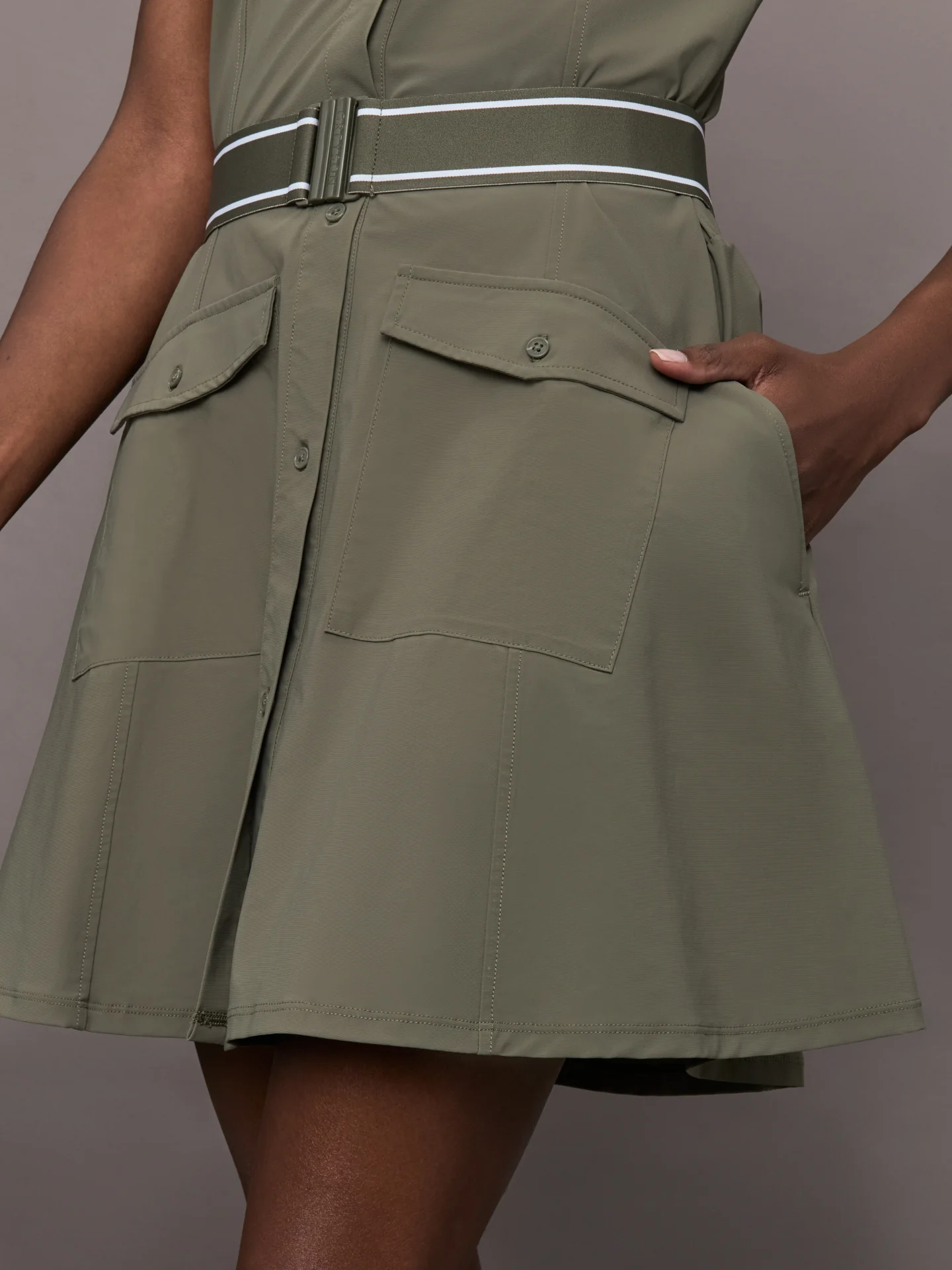 Phoenix Belted Shirt Dress - Camp - Image 5