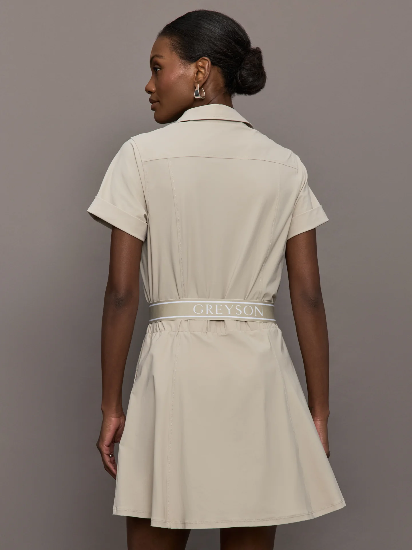 Phoenix Shirt Dress - Sand - Image 5