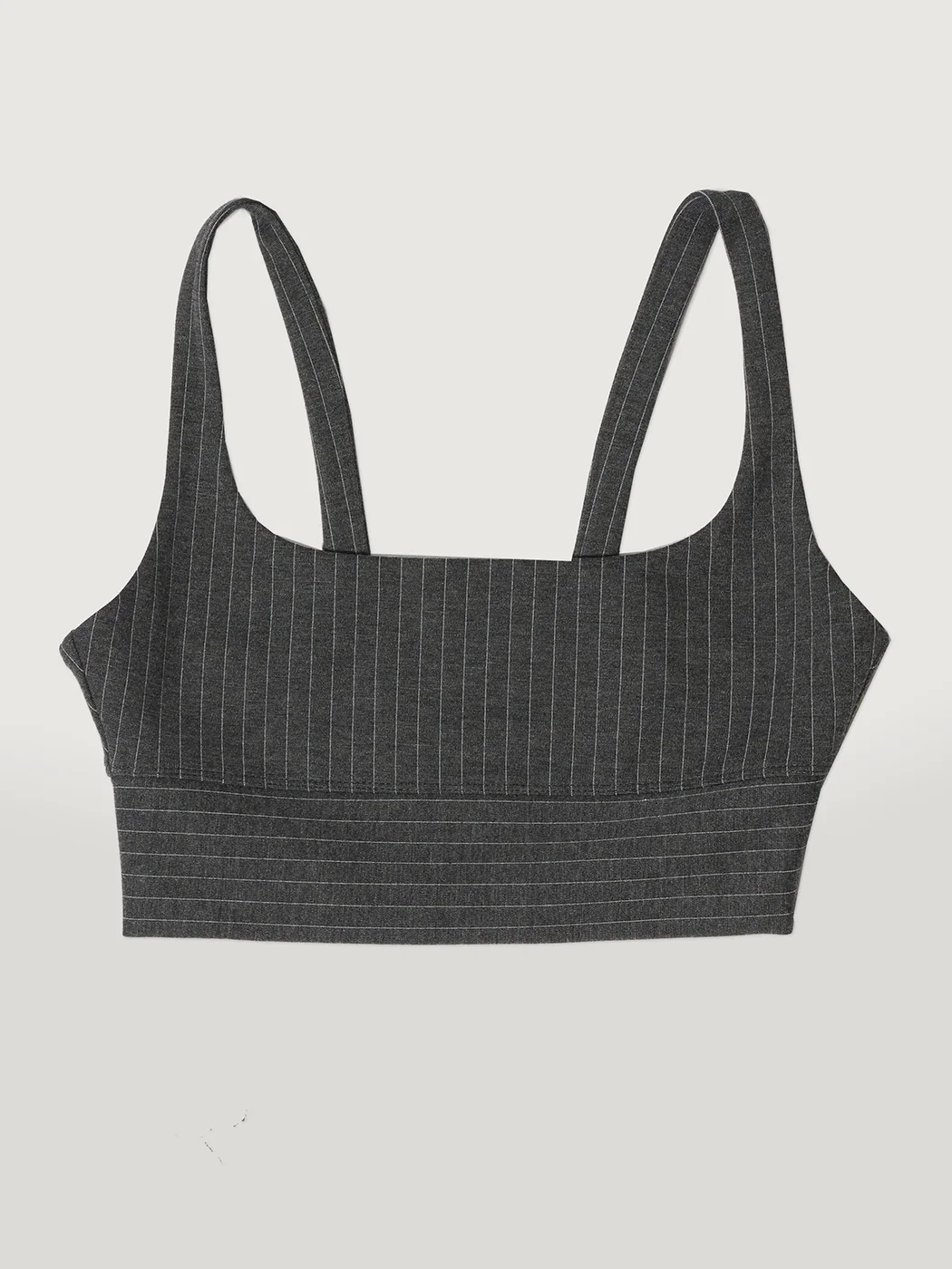 Pinstripe Bra - Charcoal - Image 6