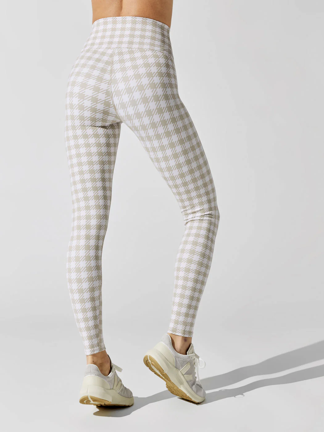 Piper Leggings - Taupe Houndstooth - Image 4