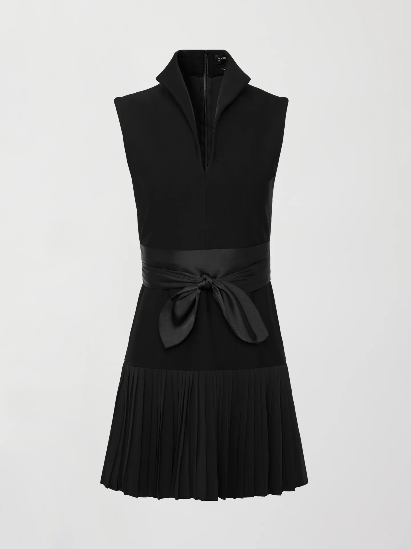 Pleated Tennis Dress - Black - Image 6