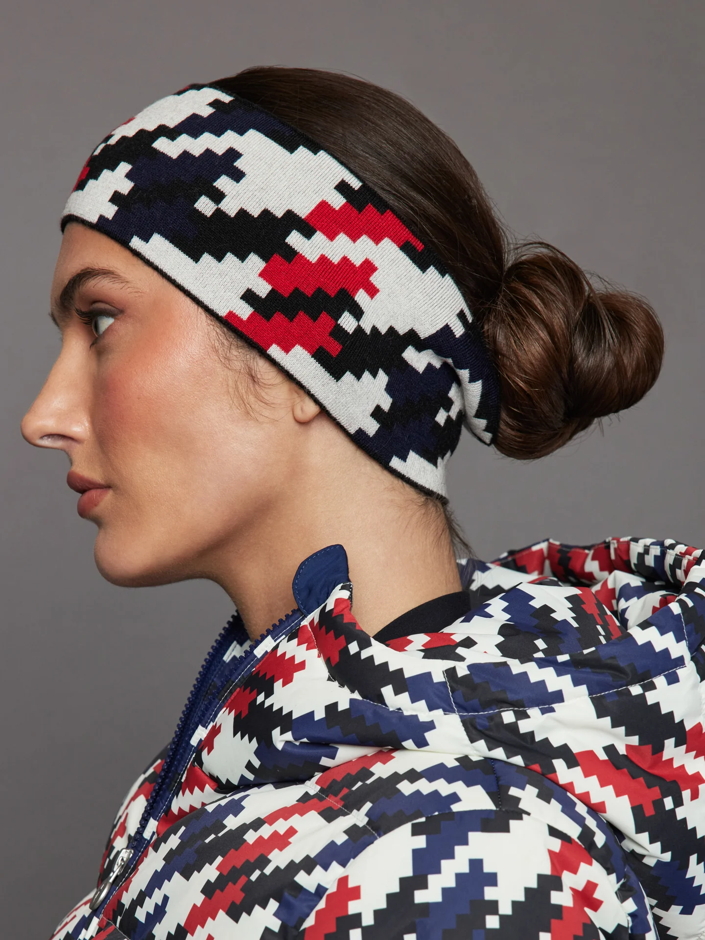 Perfect Moment Headband - Houndstooth - Image 2