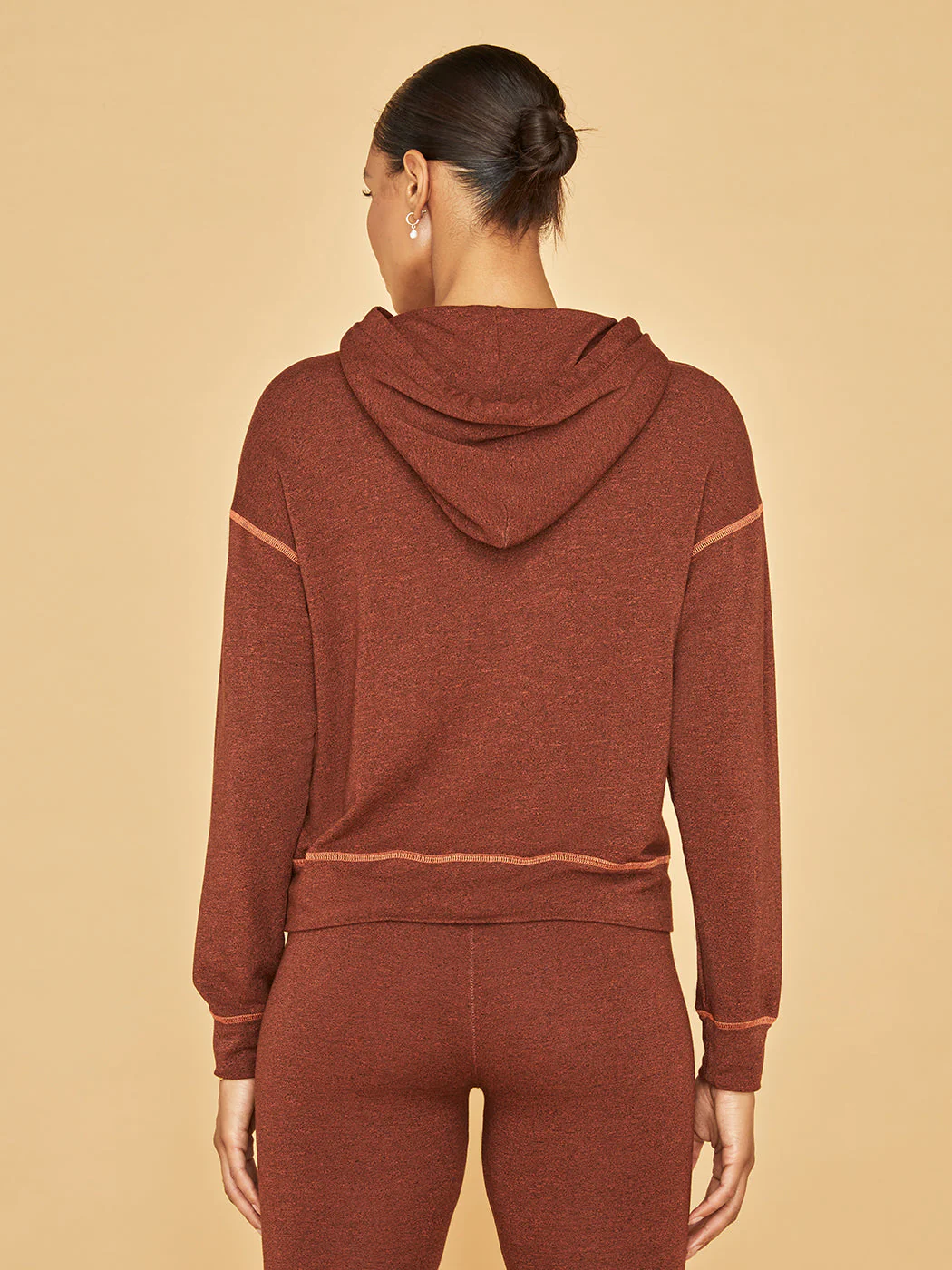 Pocket Hoodie - Rust - Image 2