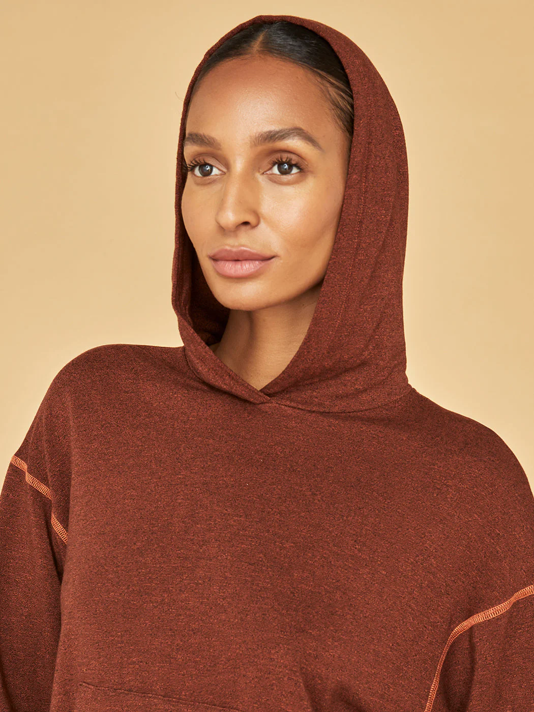 Pocket Hoodie - Rust - Image 5