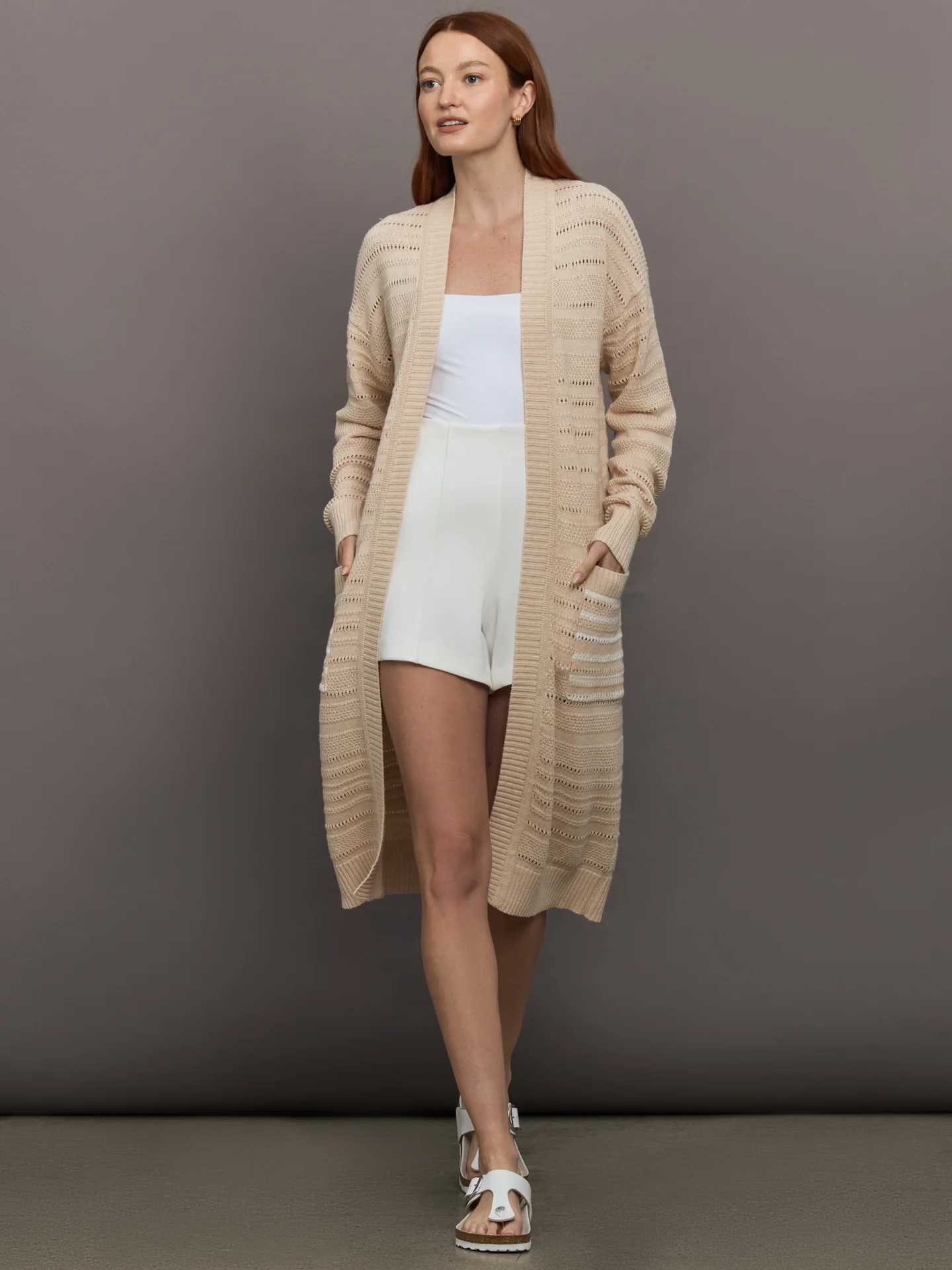 Poppy Lovey Heart Duster - Natural - Image 3