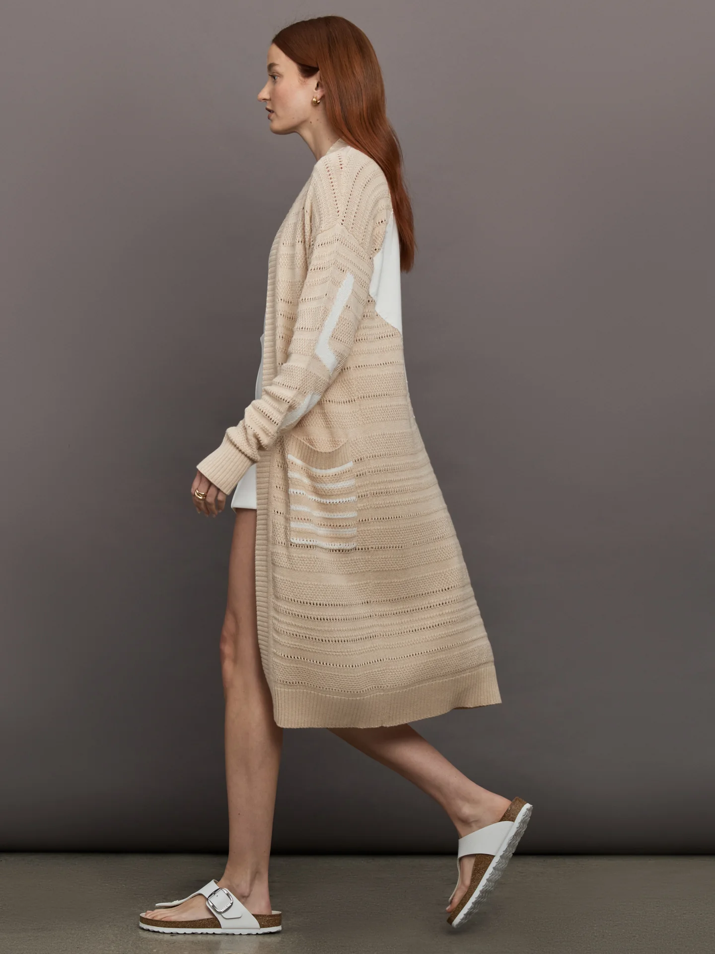 Poppy Lovey Heart Duster - Natural - Image 4