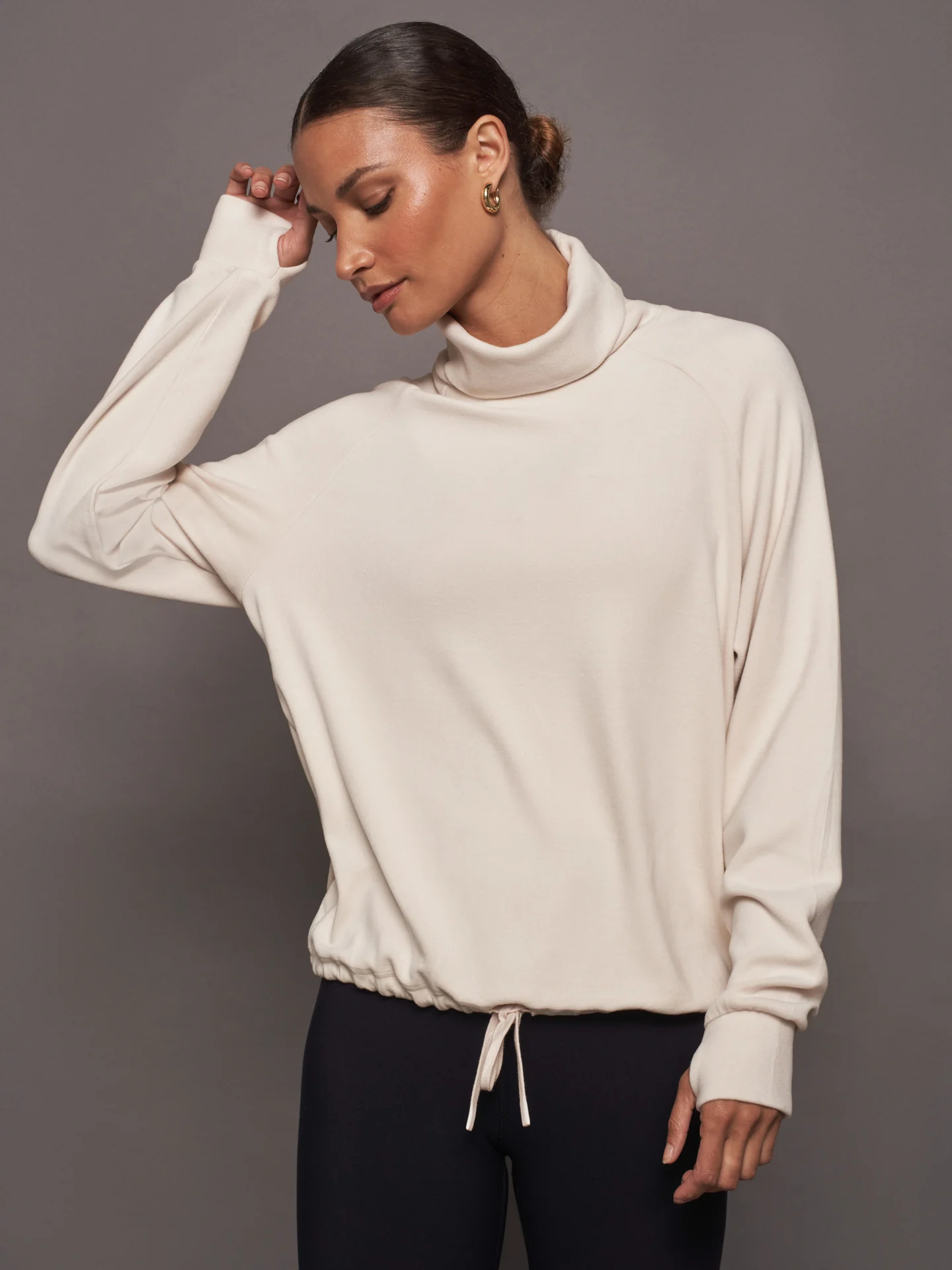 Portland High Neck Midlayer - Grey