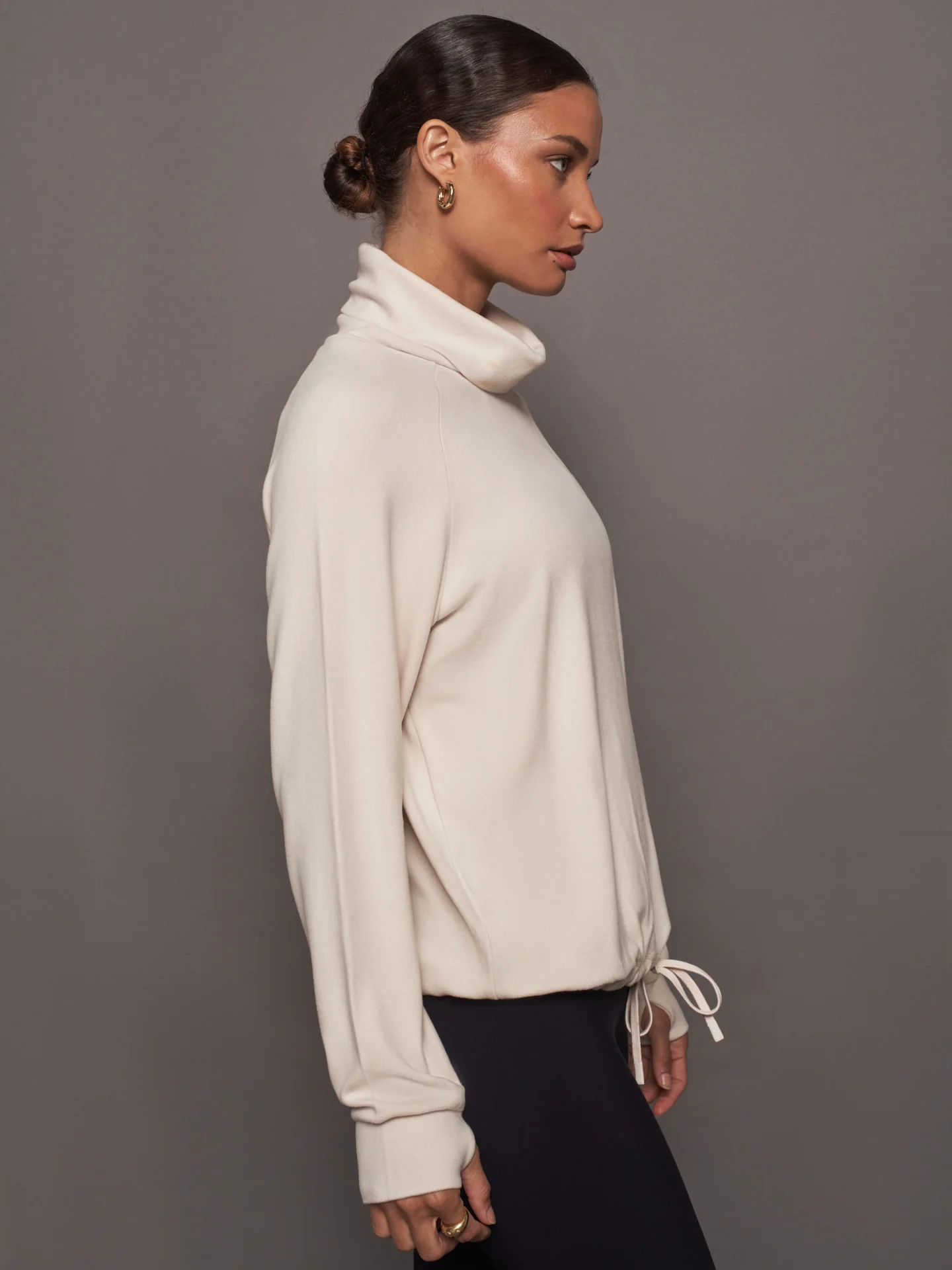 Portland High Neck Midlayer - Grey - Image 2