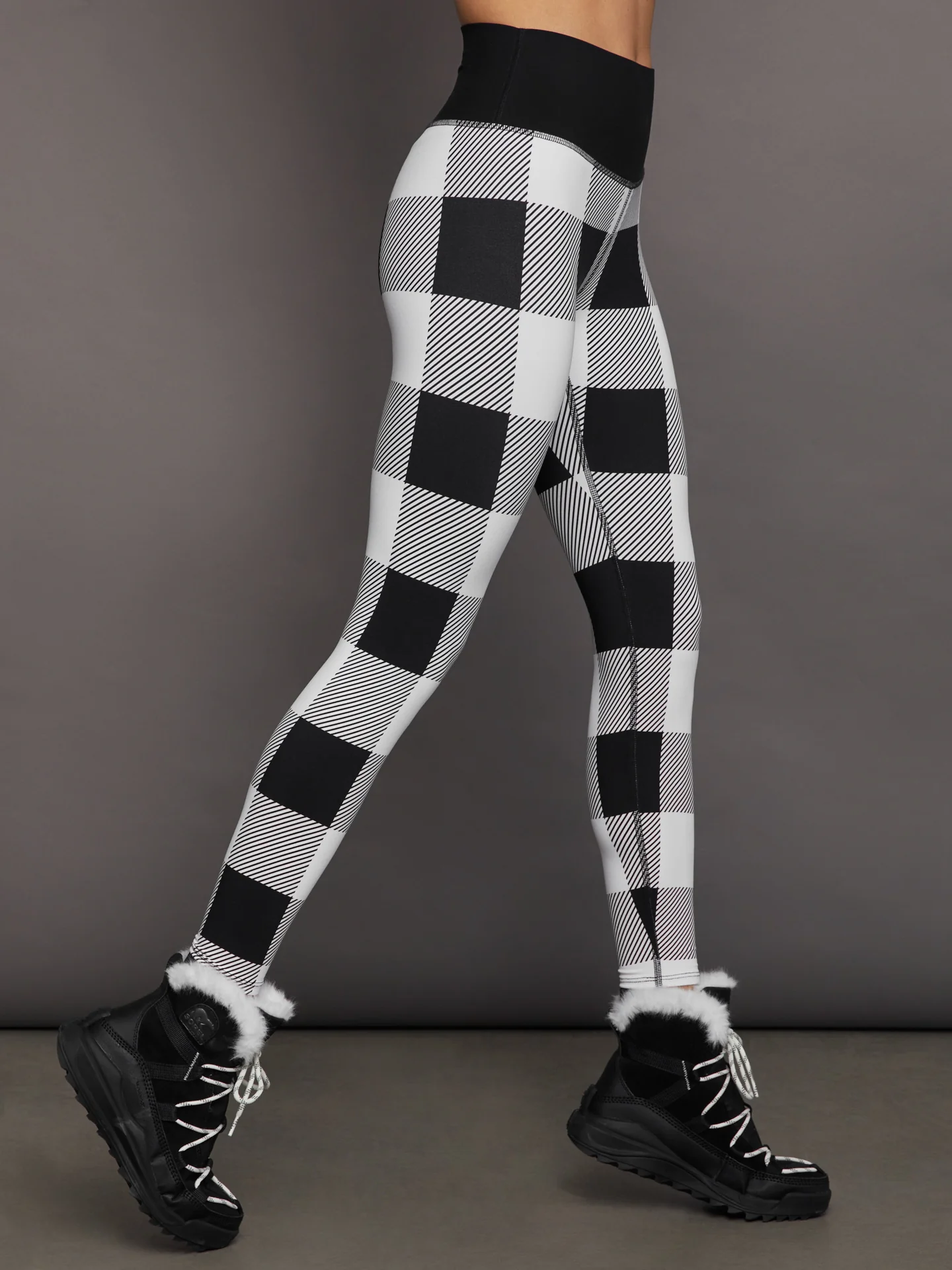 Printed Base Layer Legging - Buffalo Plaid - Image 2