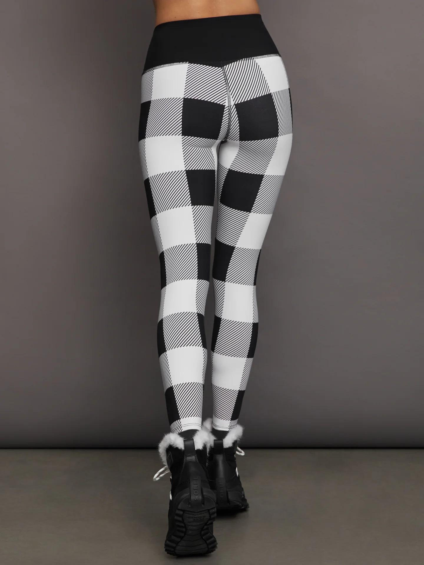 Printed Base Layer Legging - Buffalo Plaid - Image 3