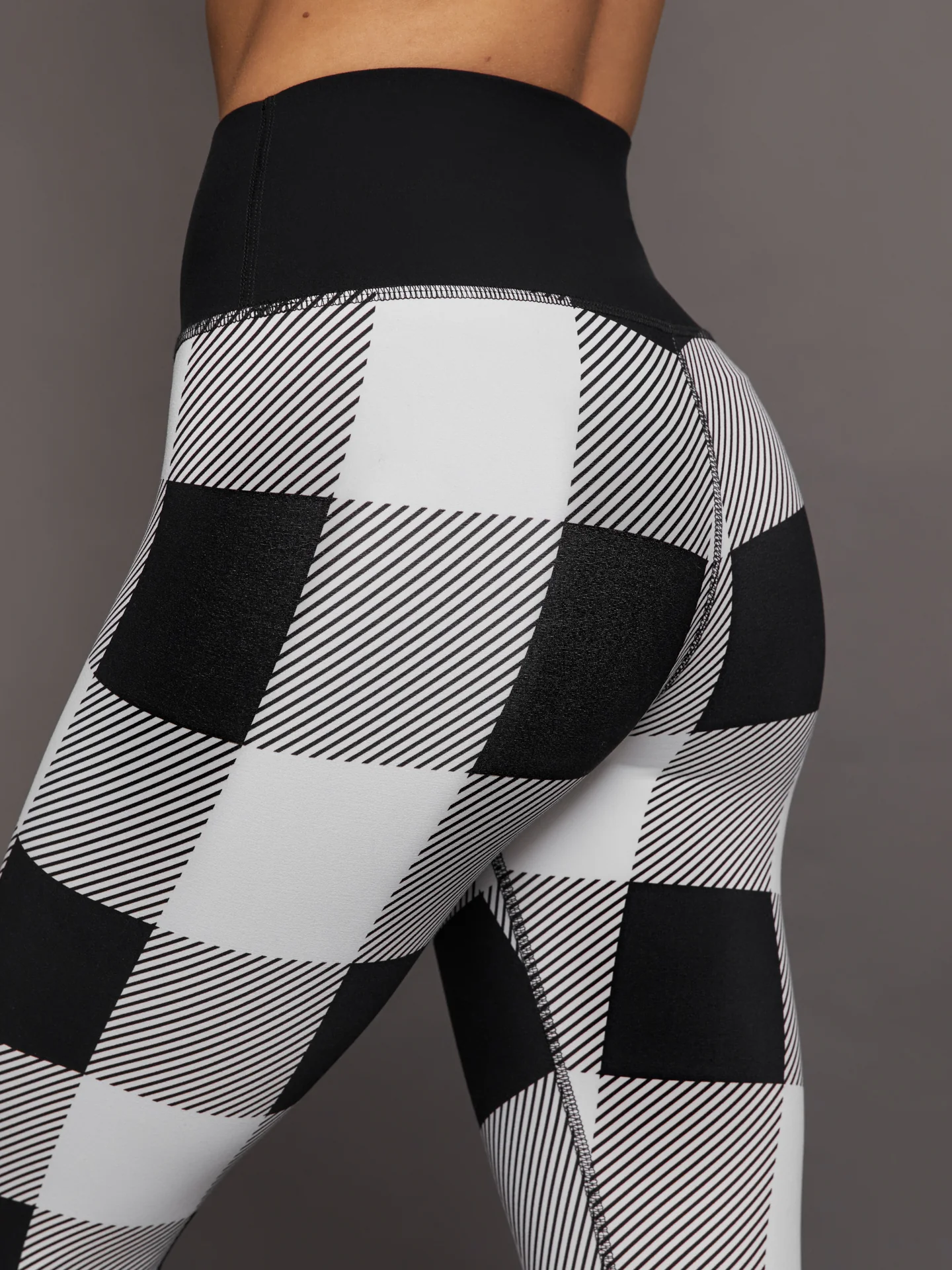 Printed Base Layer Legging - Buffalo Plaid - Image 4