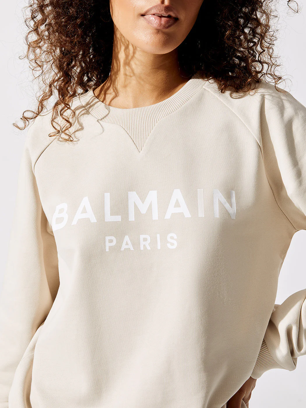 Printed Logo Sweatshirt - Eco Sustainable - Gfu Ivoire-Blanc - Image 2