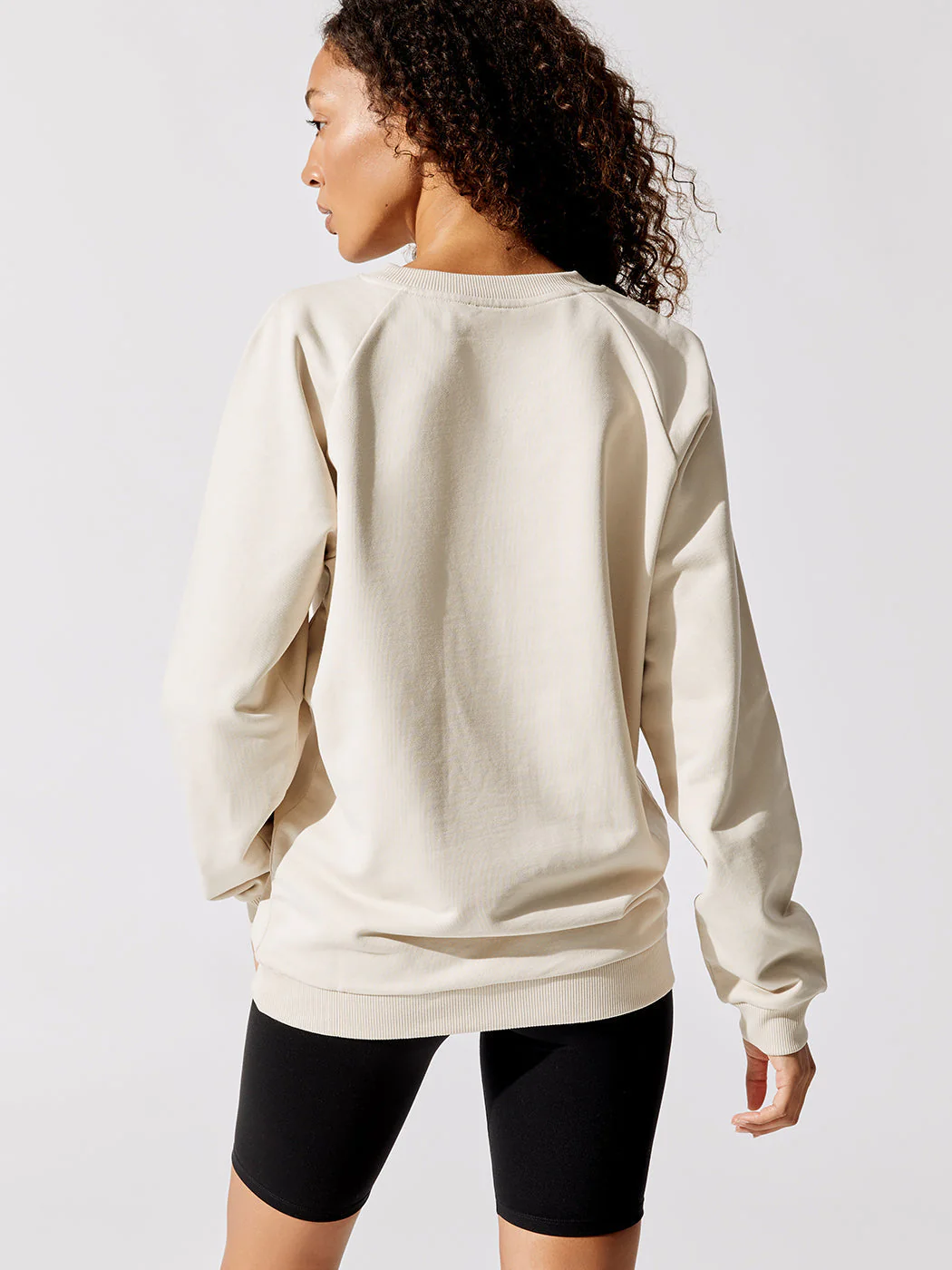 Printed Logo Sweatshirt - Eco Sustainable - Gfu Ivoire-Blanc - Image 3