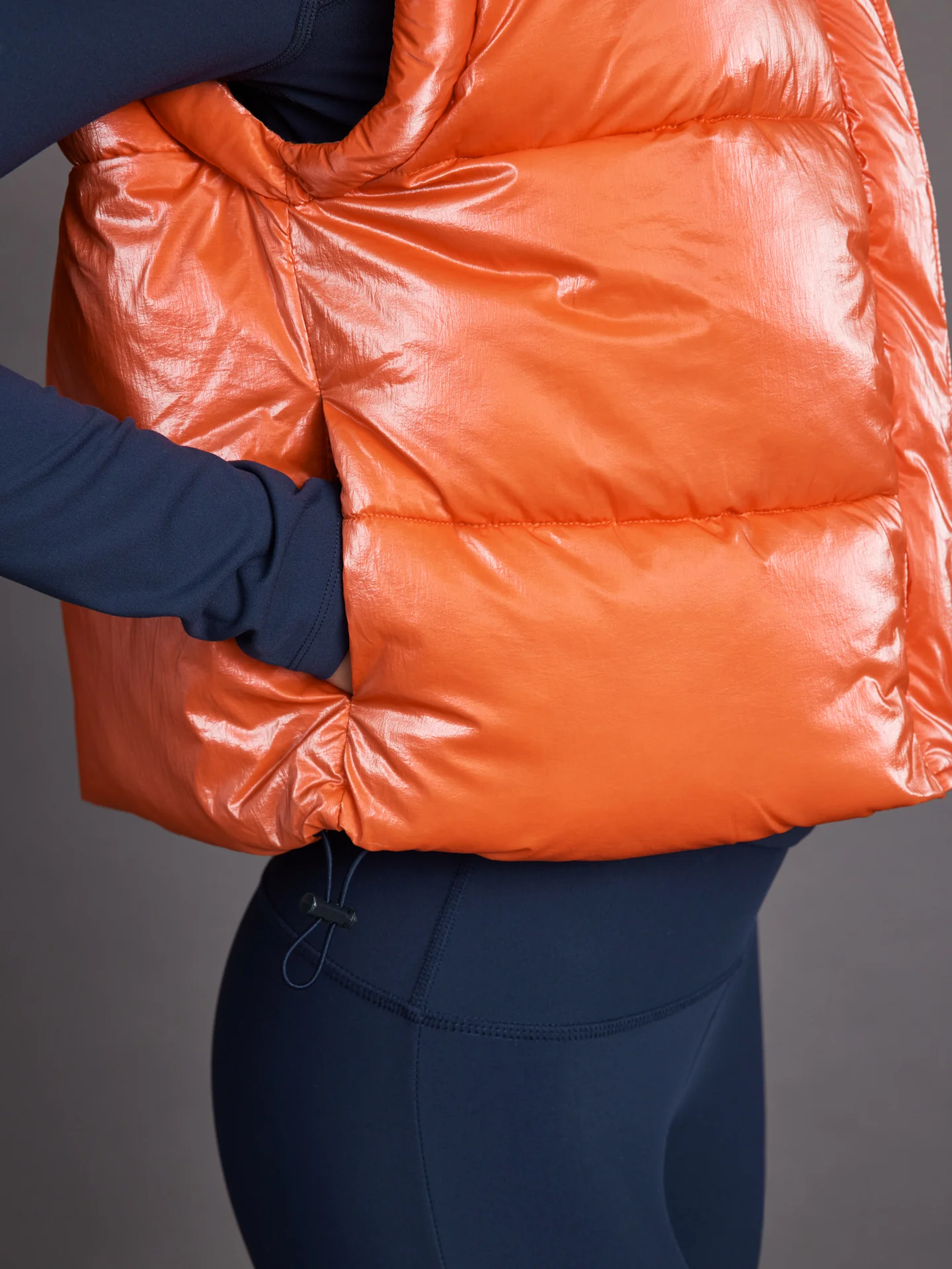 Puffer Vest - Orange - Image 6