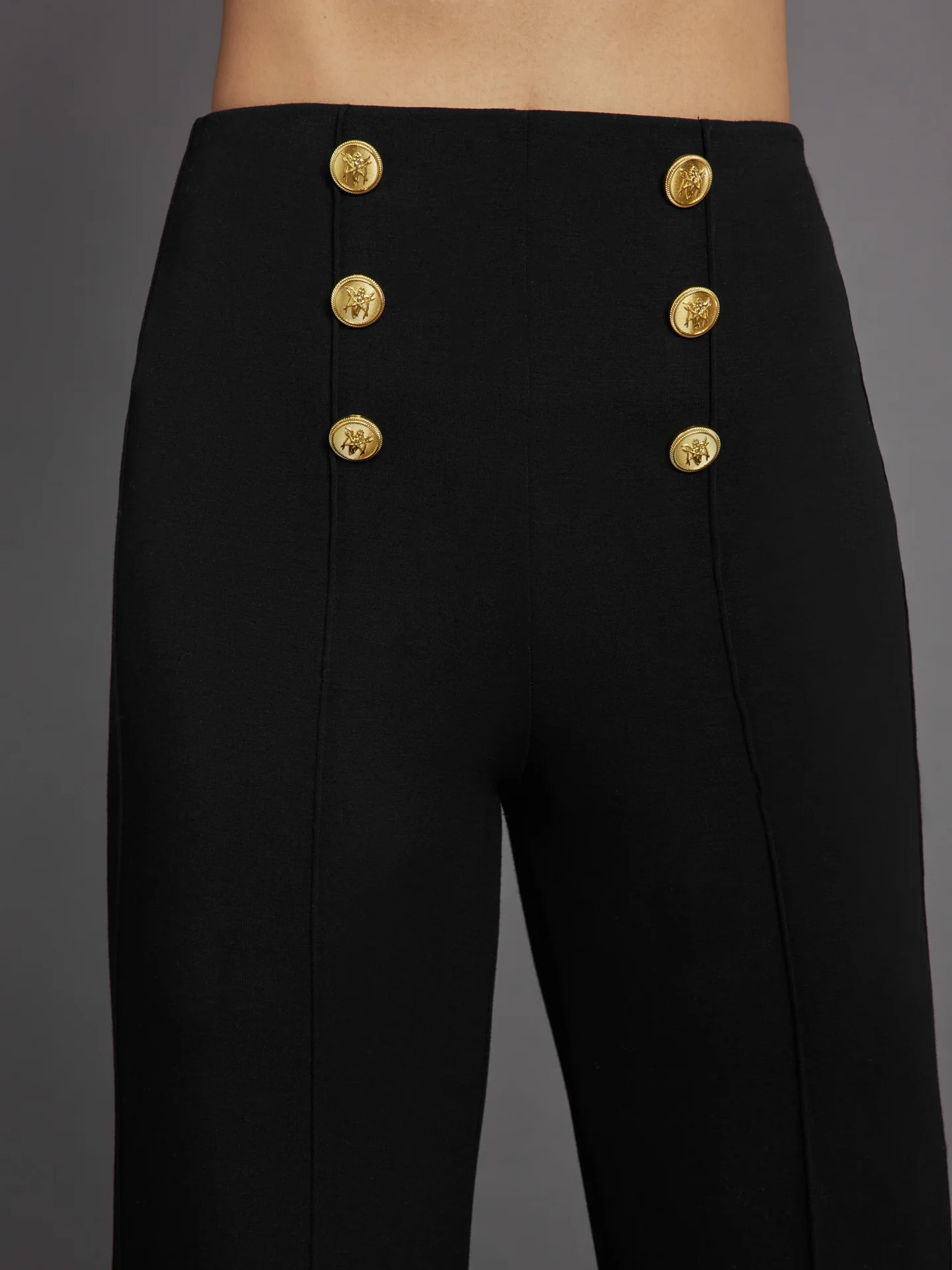 Pull On Sailor Pant - Black - Image 2