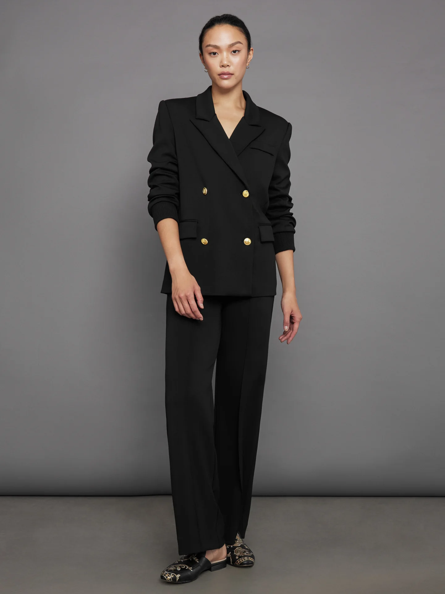 Pull On Sailor Pant - Black - Image 6