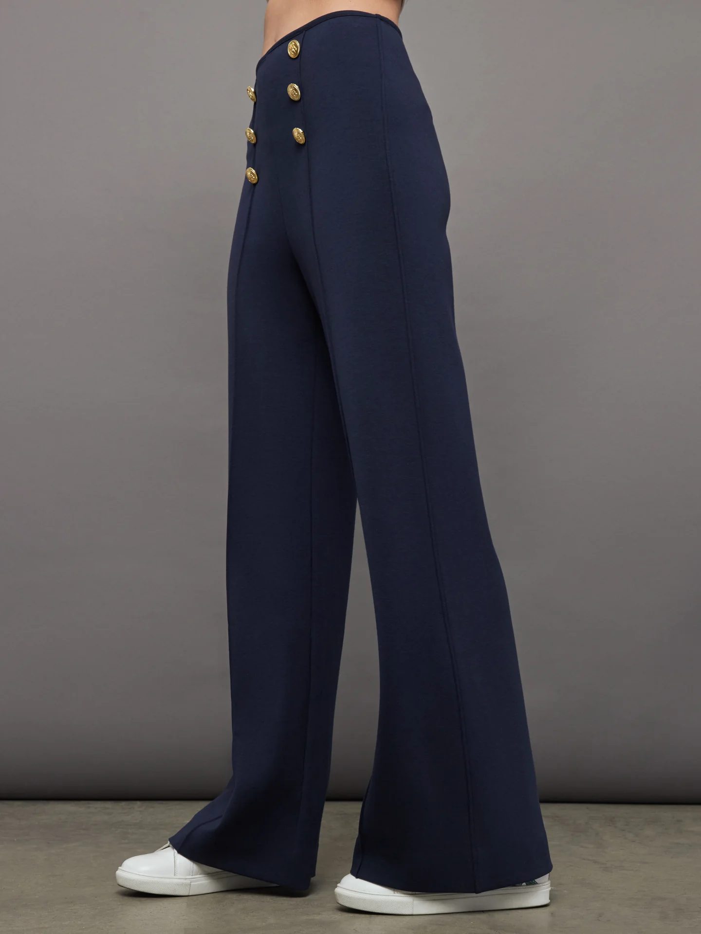 Pull On Sailor Pant - NAVY - Image 3