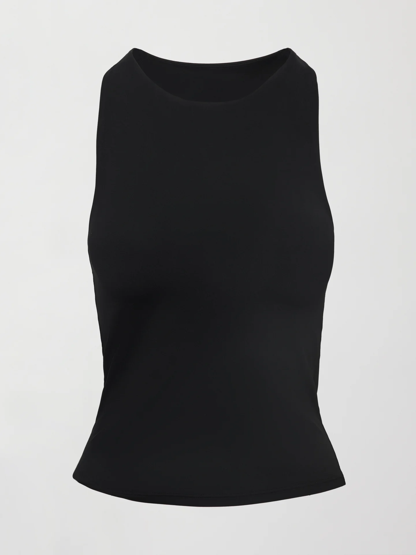 Racer High Neck Active Tank in Diamond Compression - Black - Image 6