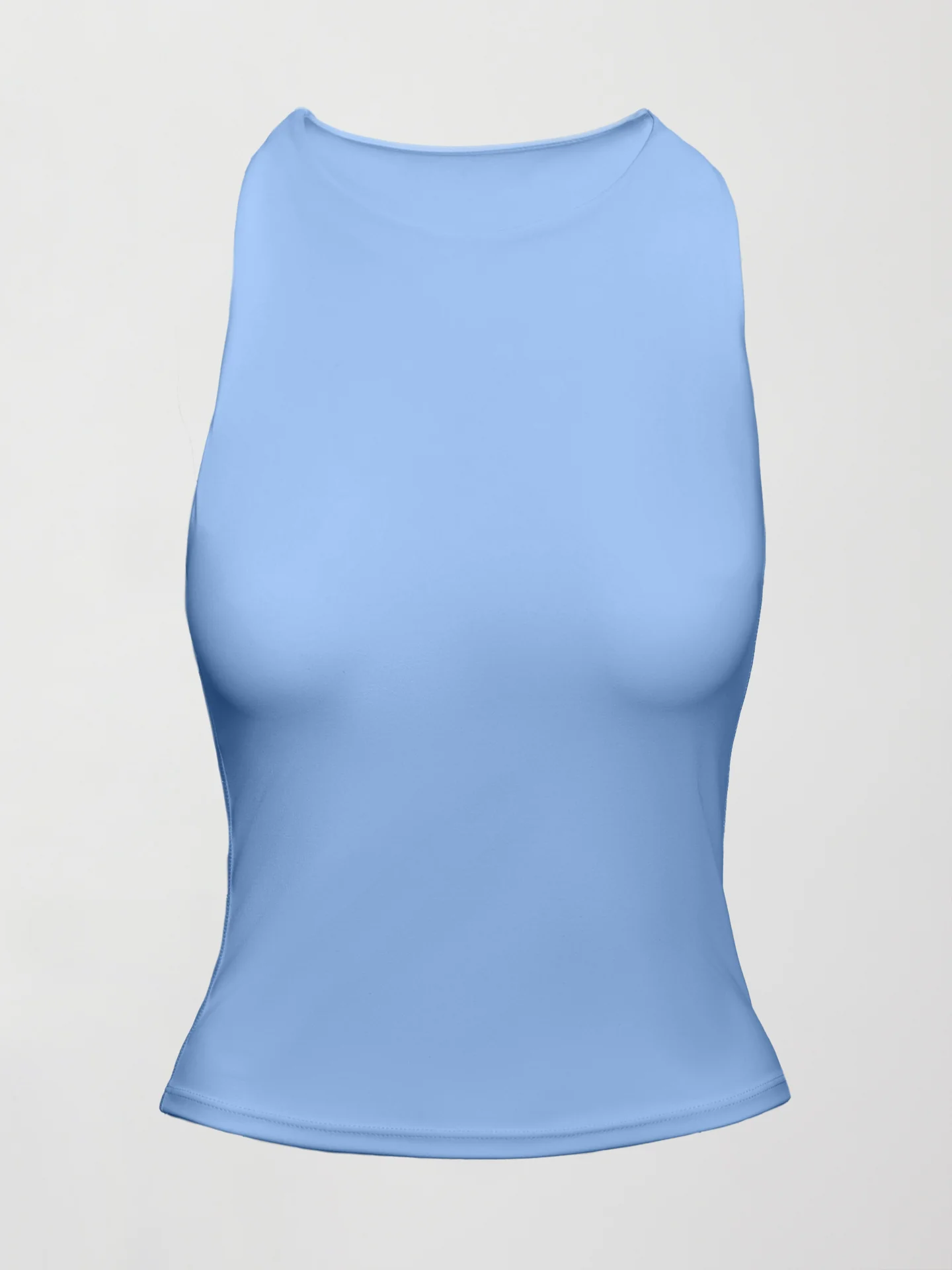 Racer High Neck Active Tank in Diamond Compression - Serenity - Image 7
