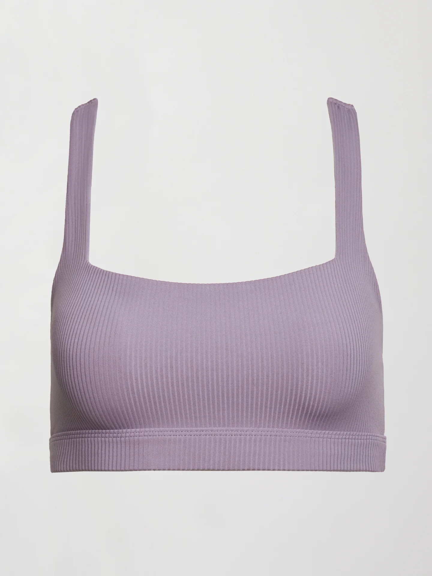 Racerback Bra in Ribbed Melt - Lavender Grey - Image 8