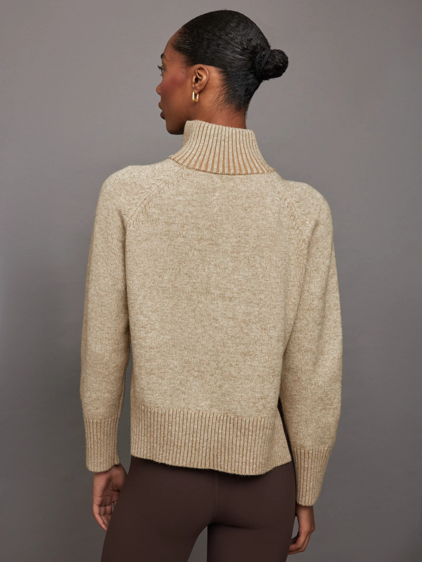 Raglan Zip Pullover - Island Fossil - Image 3