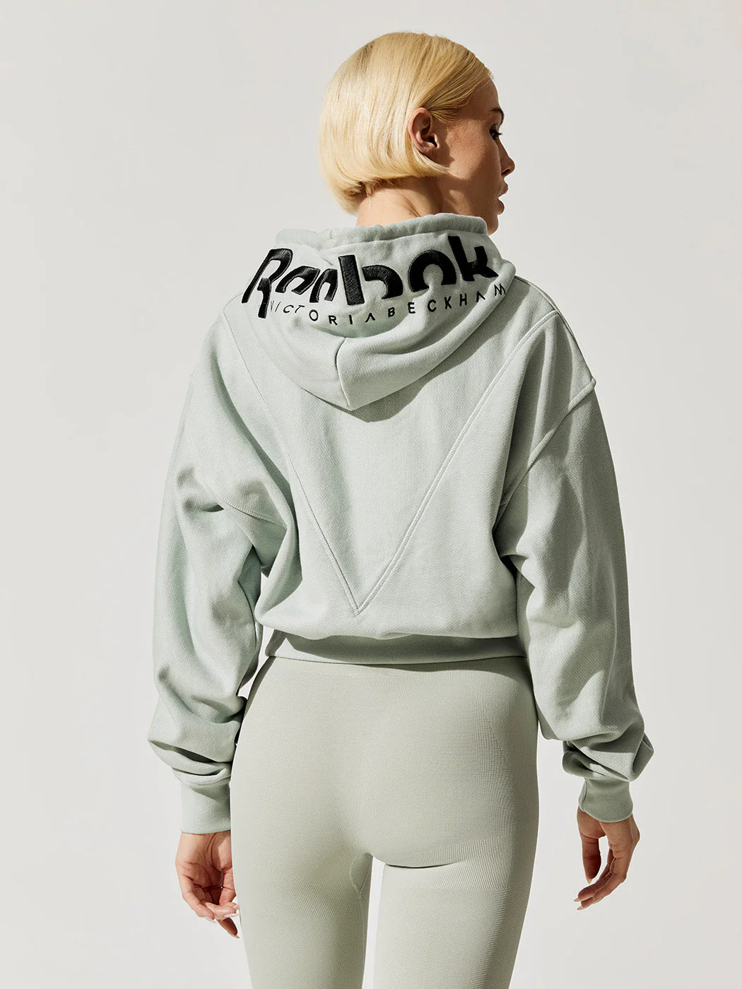 Cropped Hoodie - Seaspray - Image 3