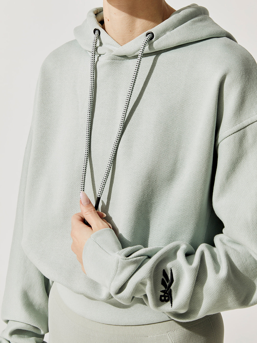 Cropped Hoodie - Seaspray - Image 4