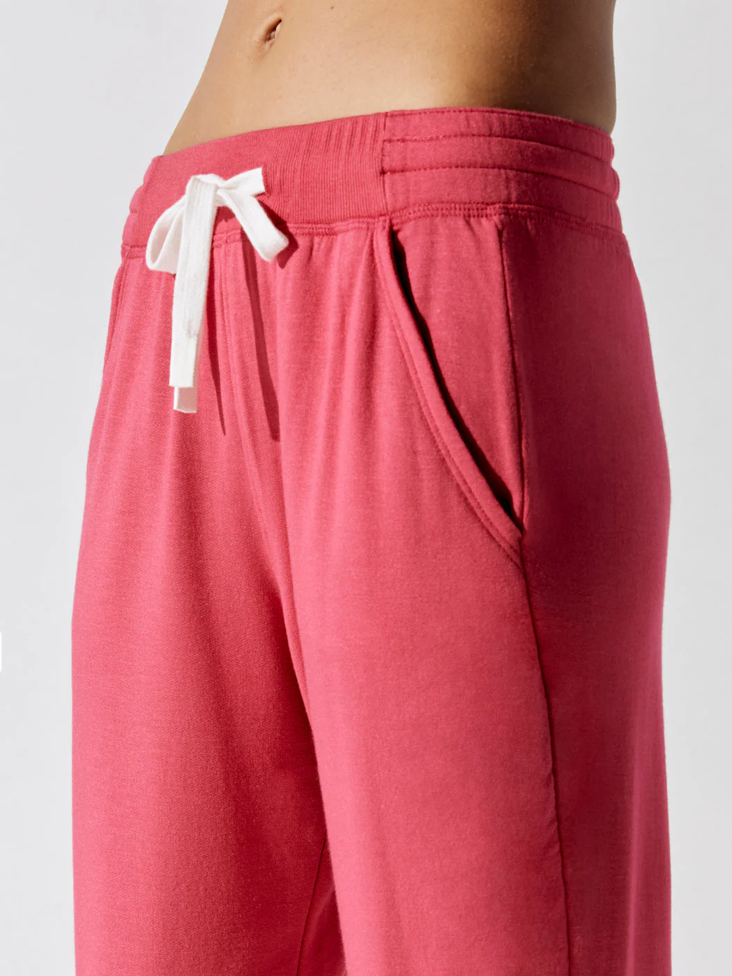 Reena 7/8 Fleece Sweatpant - Lychee - Image 4