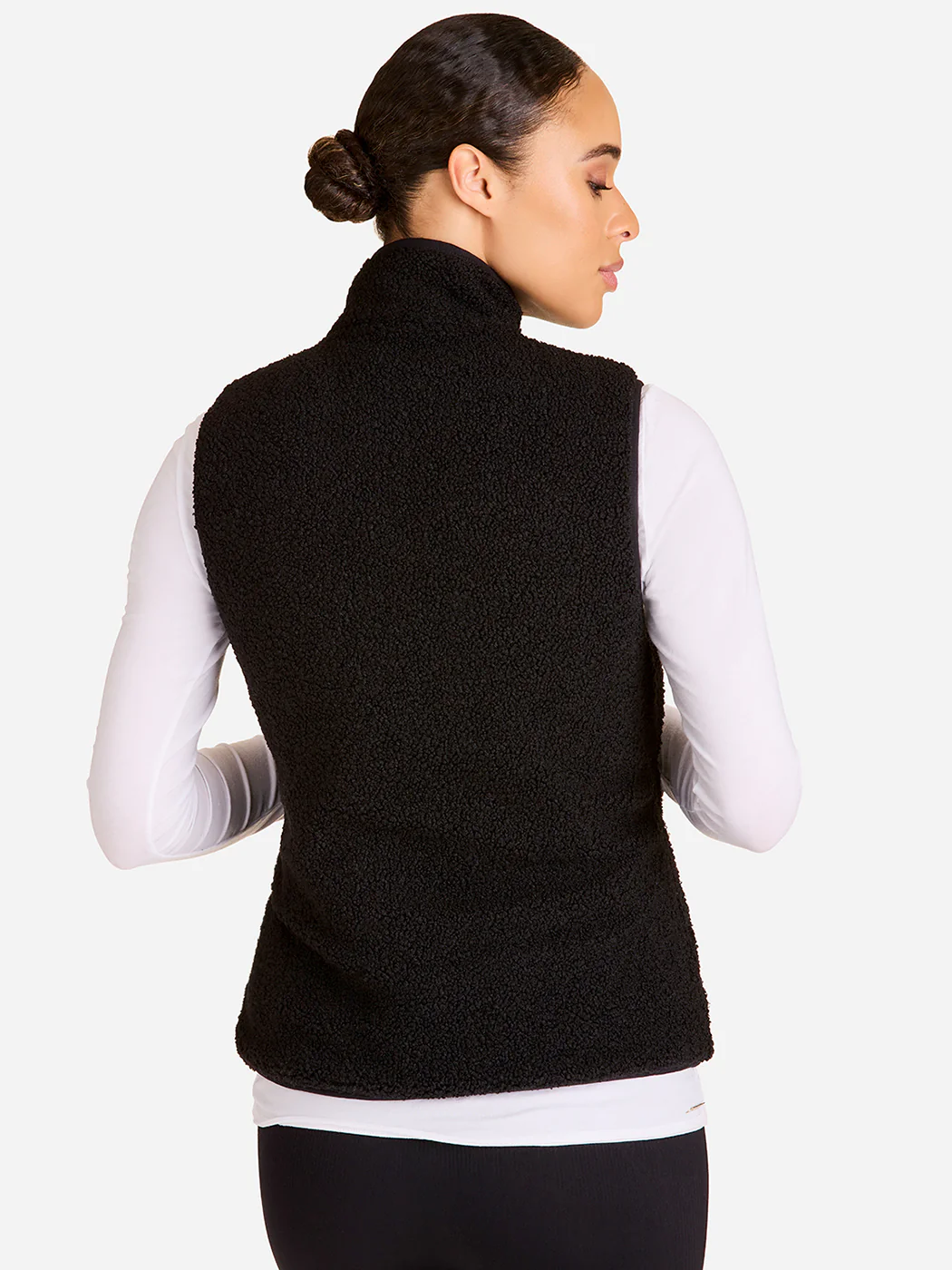 Reversible Ski Vest - BLACK/BLACK - Image 3