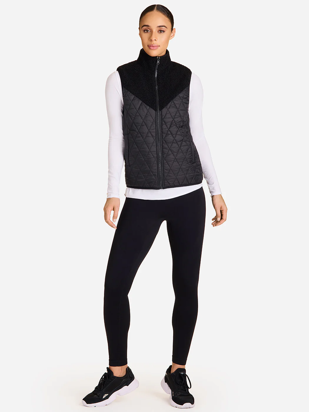 Reversible Ski Vest - BLACK/BLACK - Image 5