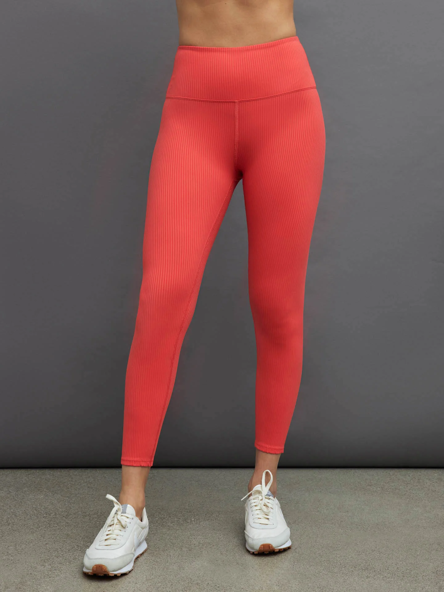 Ribbed 7/8 Legging - Cayenne - Image 2