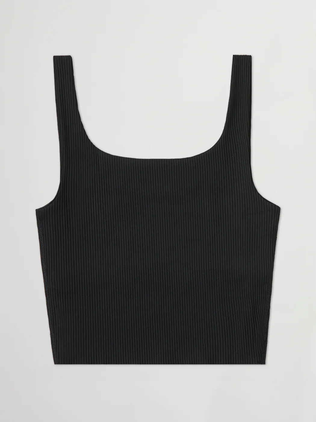 Ribbed Tank - Black - Image 5