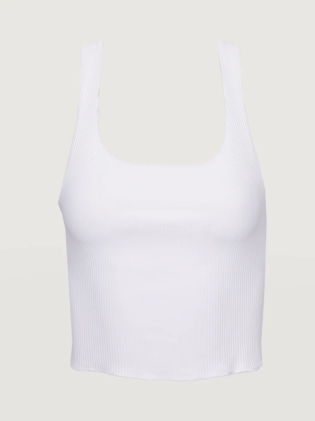 Ribbed Tank - White - Image 5
