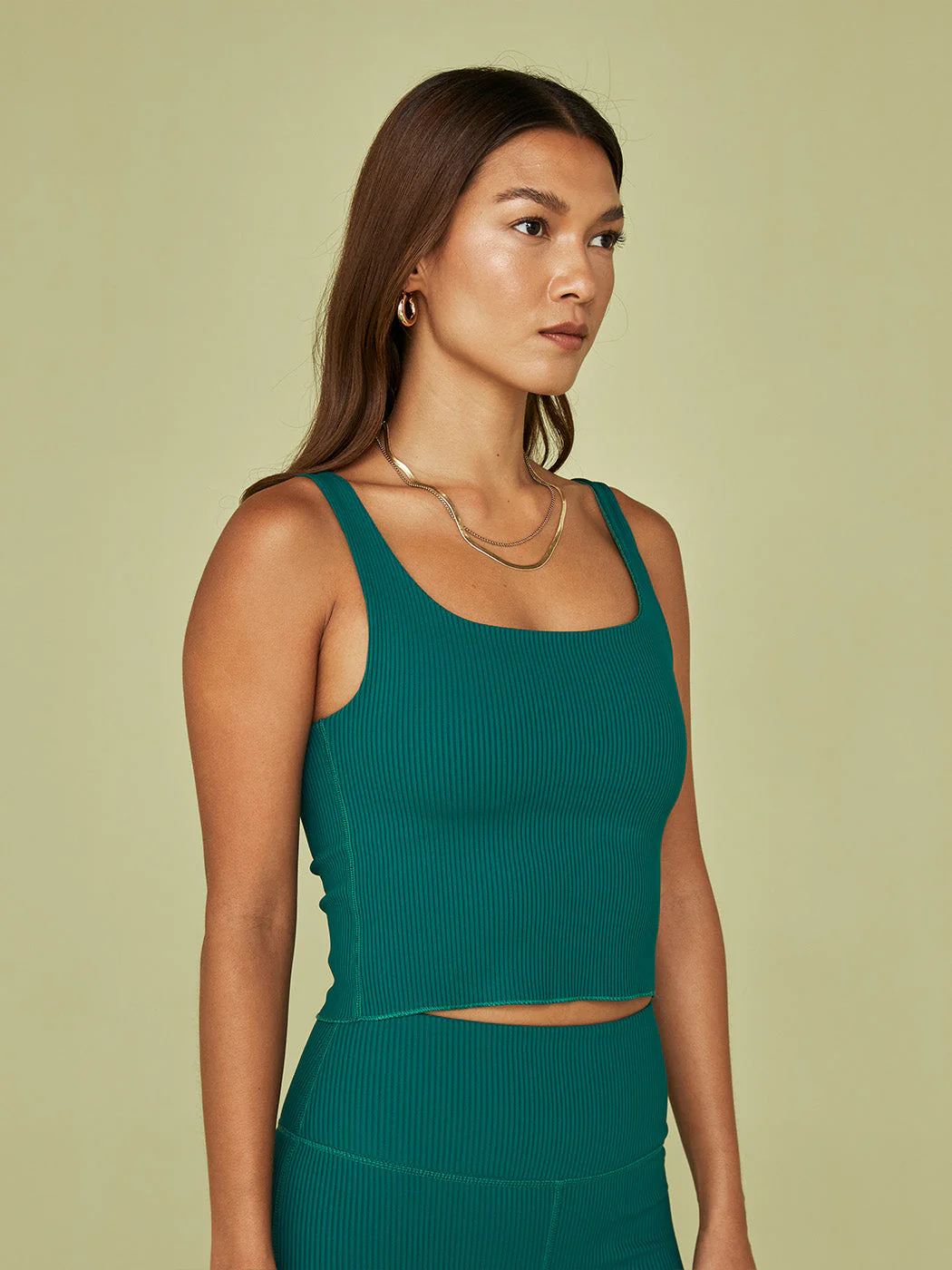 Ribbed Tank - Malachite - Image 3