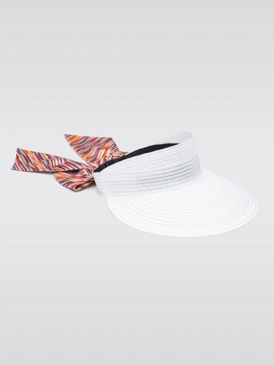 Ricky Woven Sun Visor - Ivory