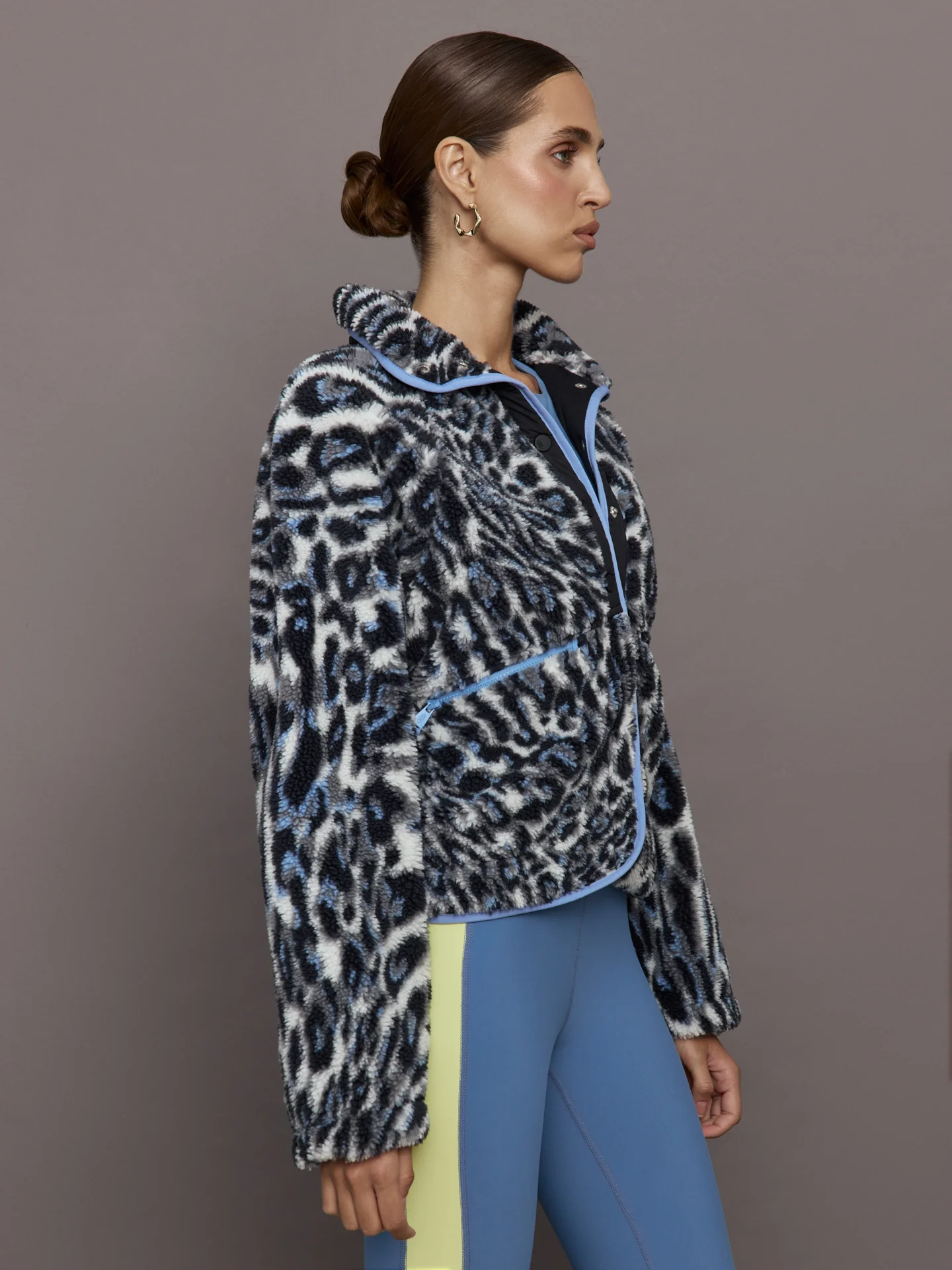 Rocky Ridge Pullover - Blue Cheetah - Image 3