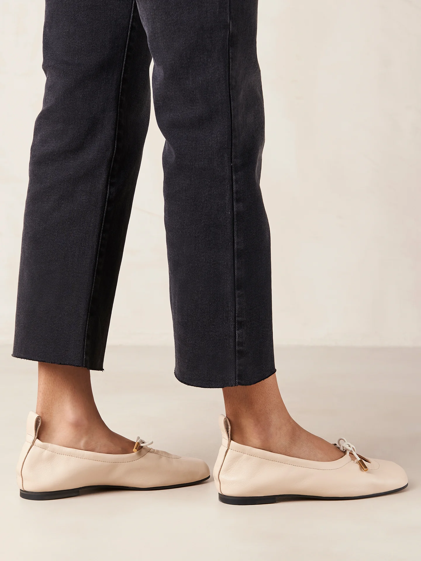 Rosalind Ballet Flats - Cream - Image 6